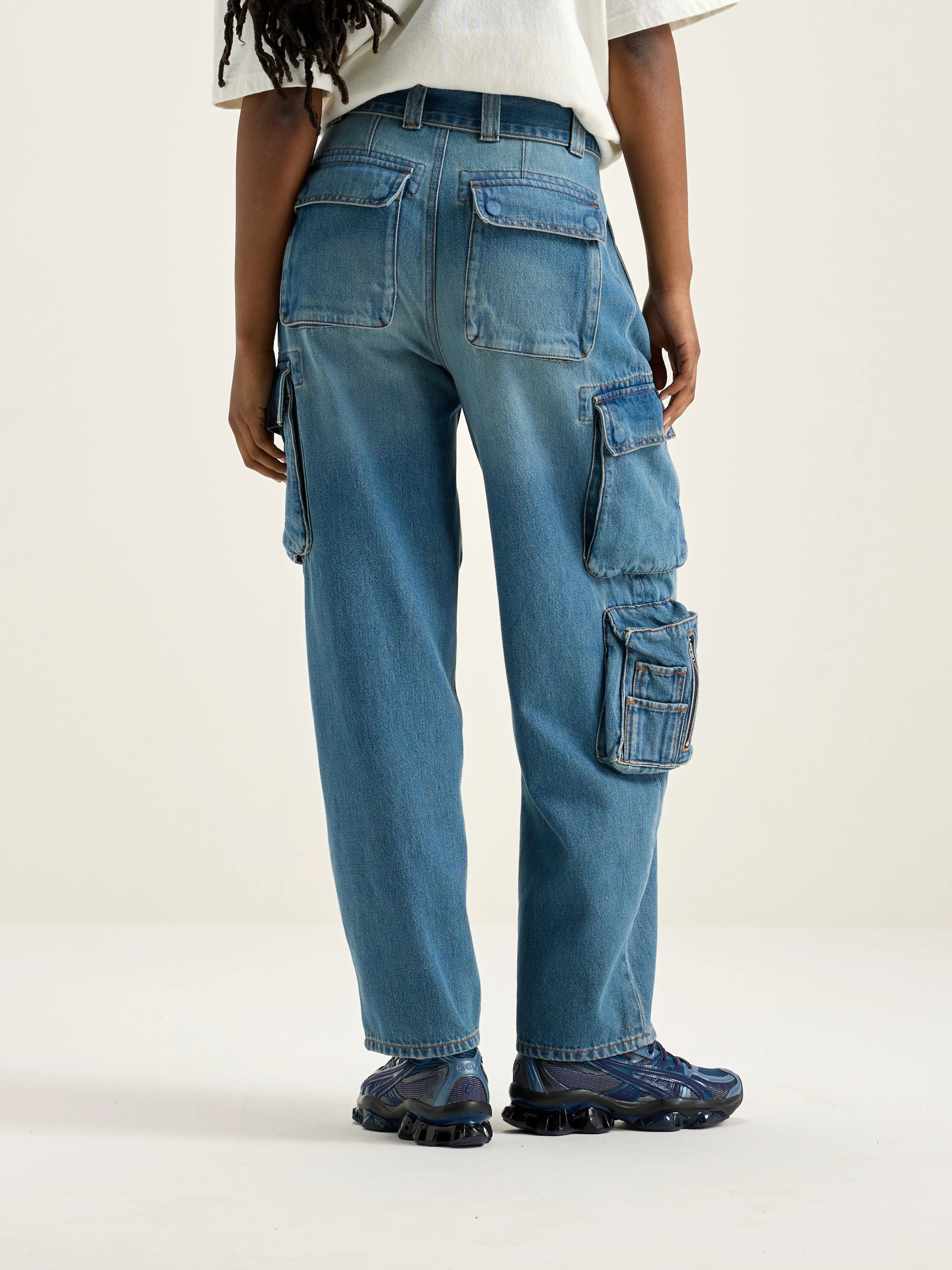 Pharrell baggy jeans (242 / W / USED MD BLUE)