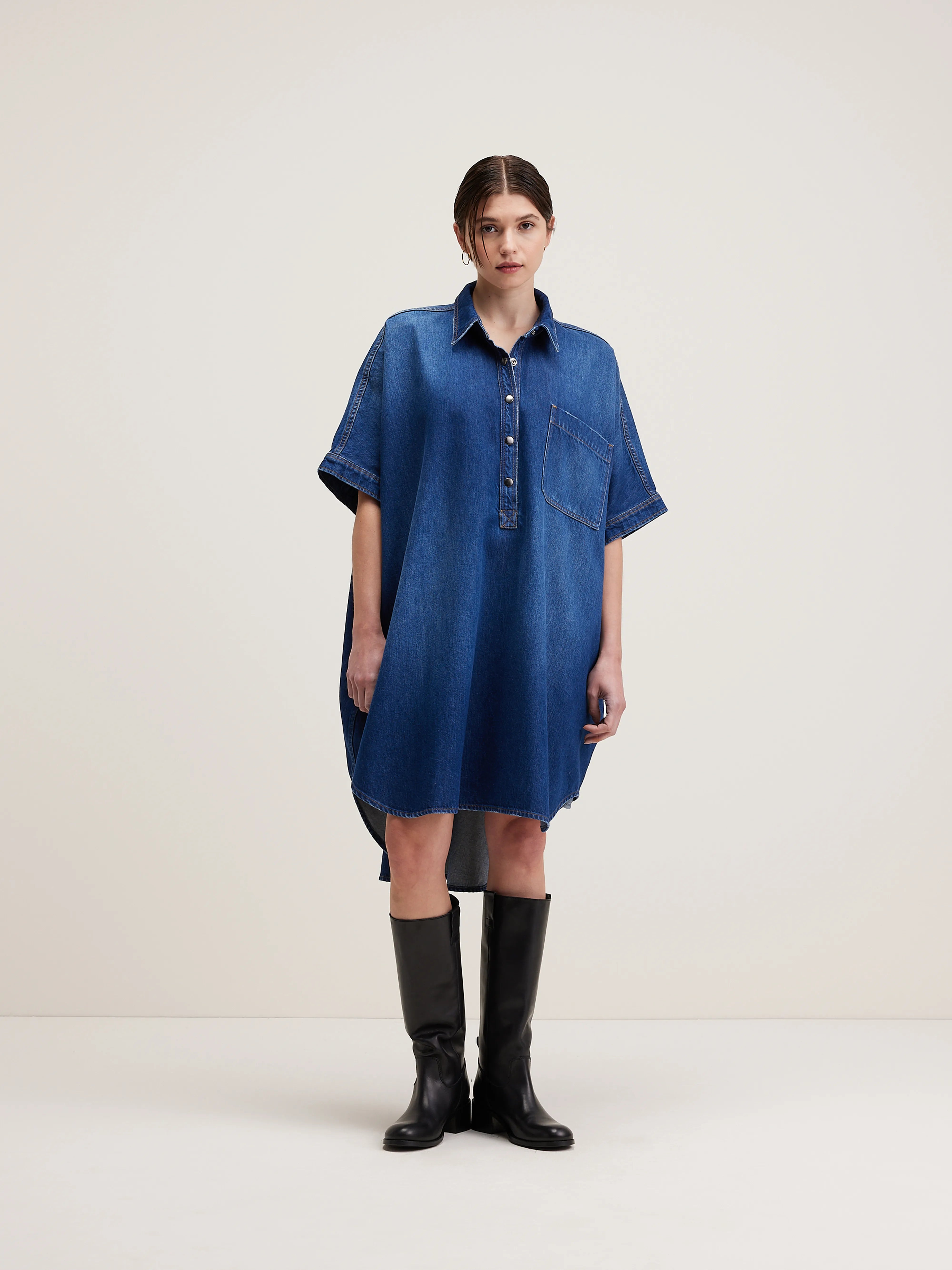 Robe Chemise Klenn - Blue stone Pour Femme | Bellerose