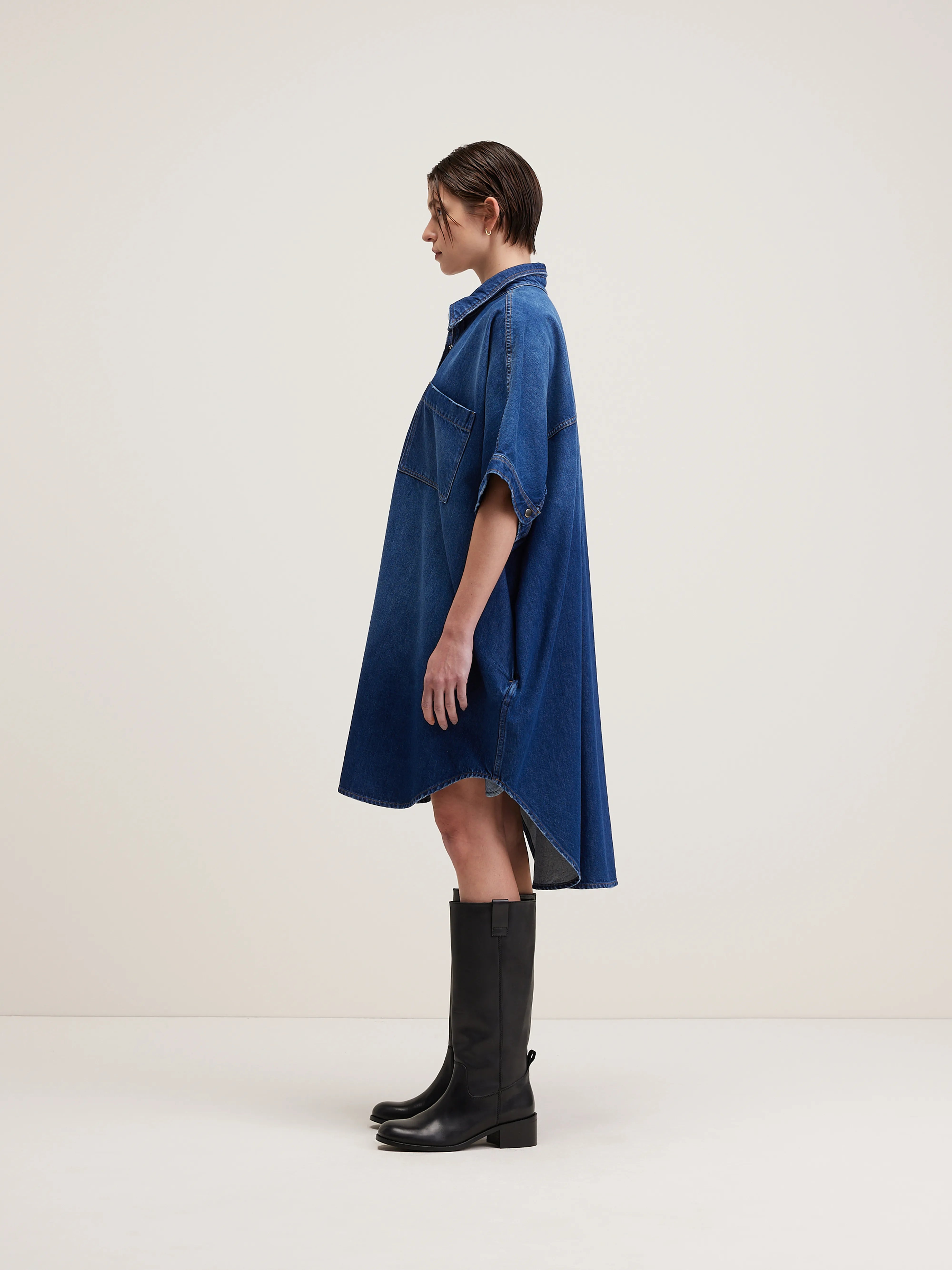 Klenn shirt dress (242 / W / BLUE STONE)