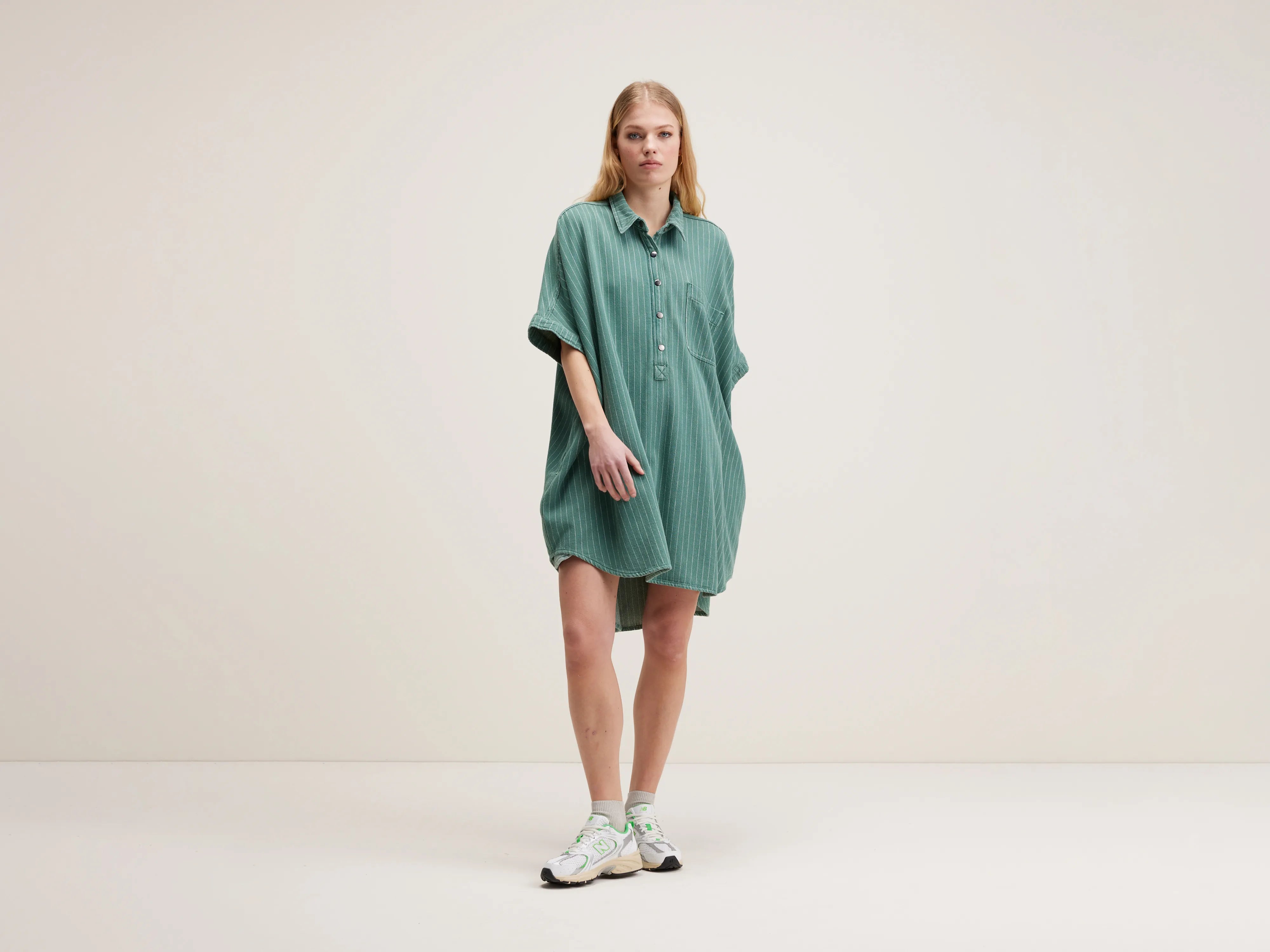 Klenn shirt dress (242 / W / LT STONE WASH)