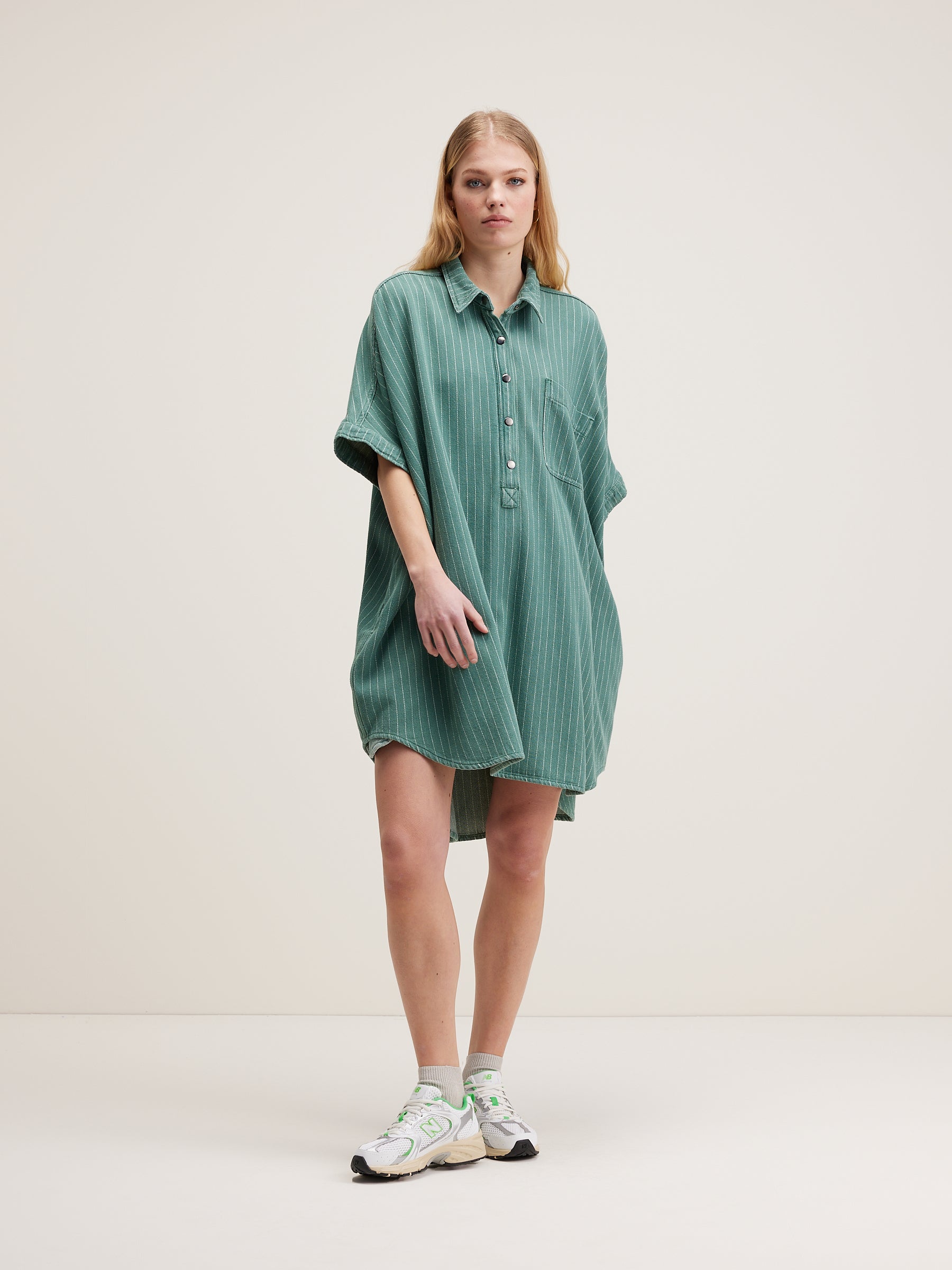 Klenn shirt dress (242 / W / LT STONE WASH)