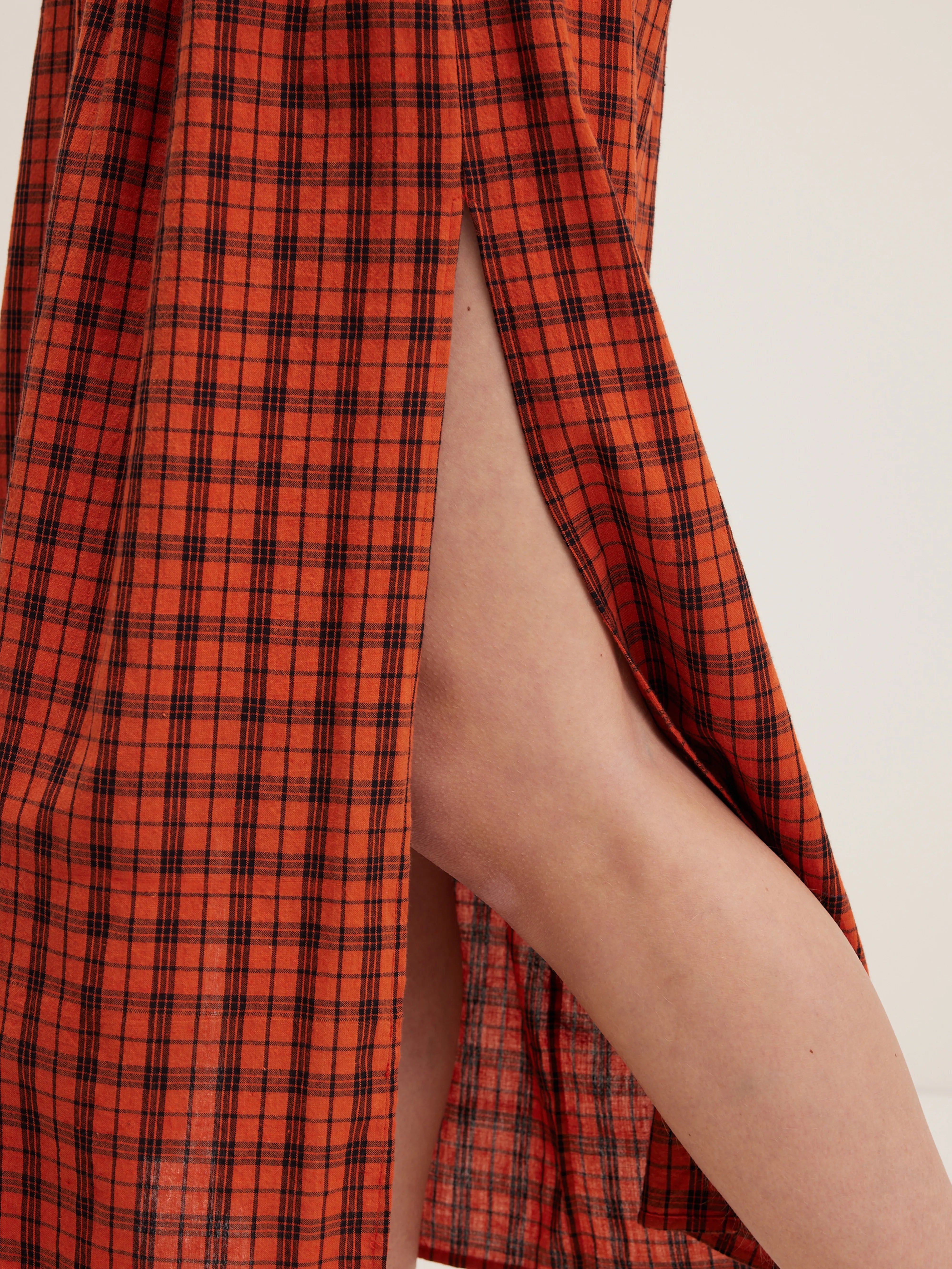 Chiara long skirt (242 / W / CHECK A)