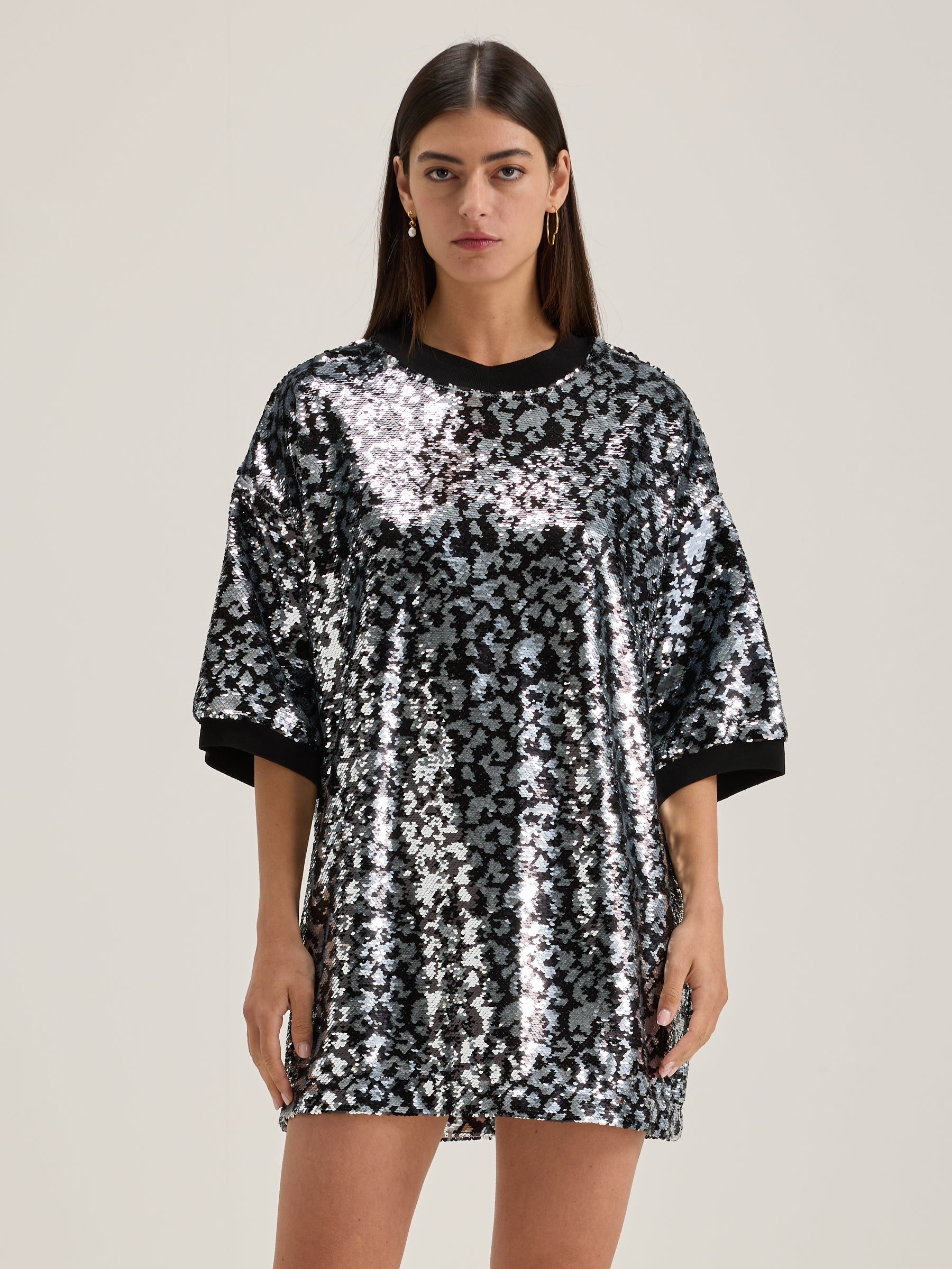 Halley Mini Tee-dress - Black For Women | Bellerose