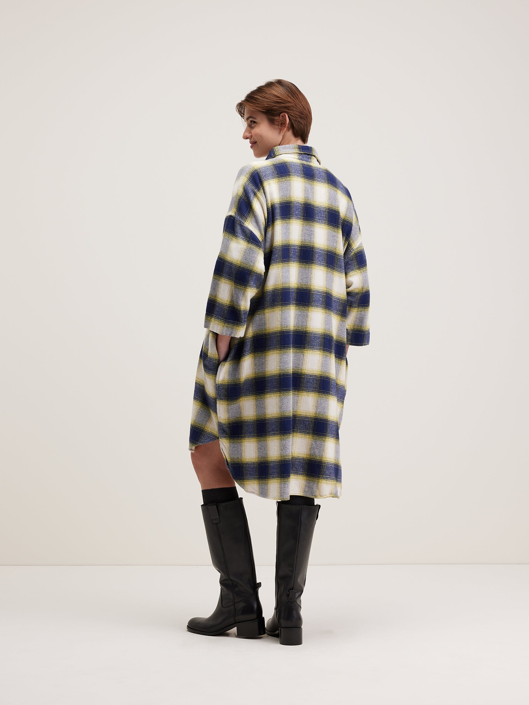 Gladys shirt dress (242 / W / CHECK H)