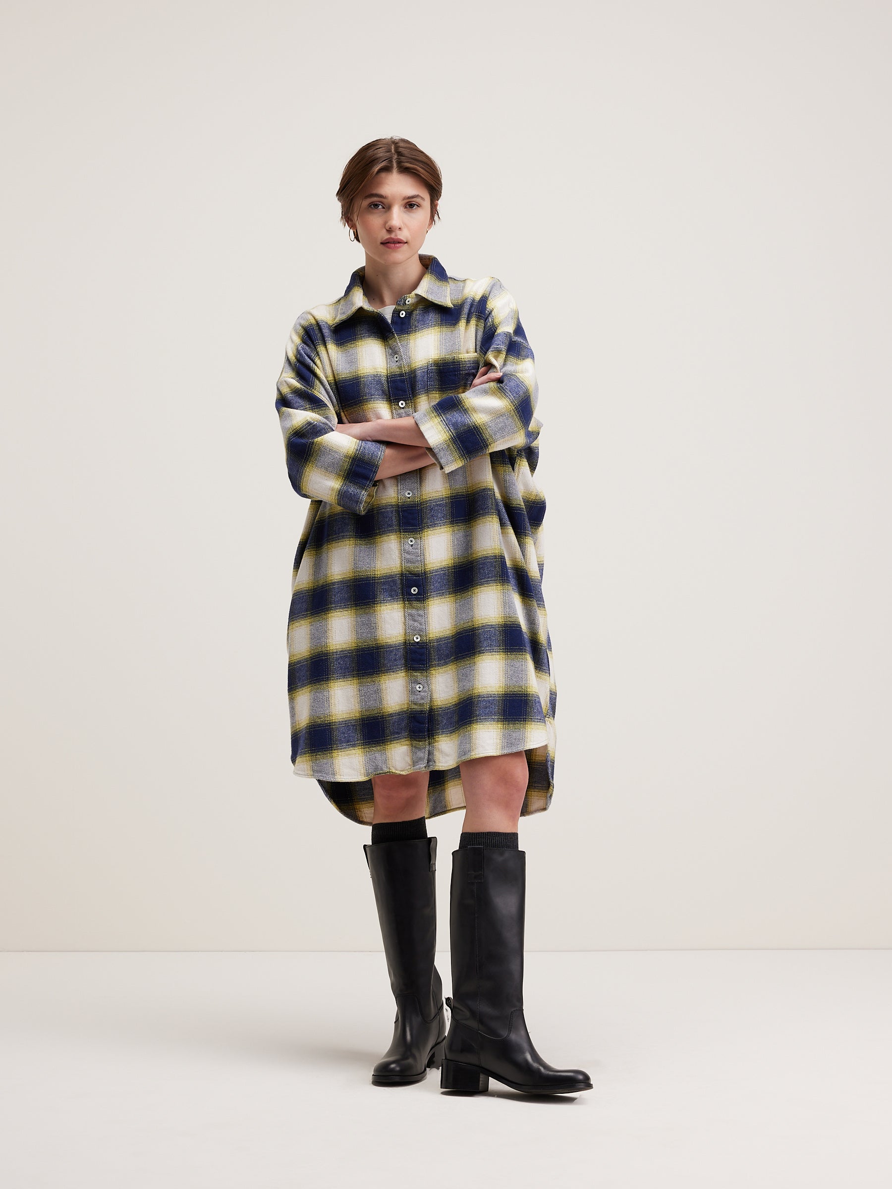 Gladys shirt dress (242 / W / CHECK H)