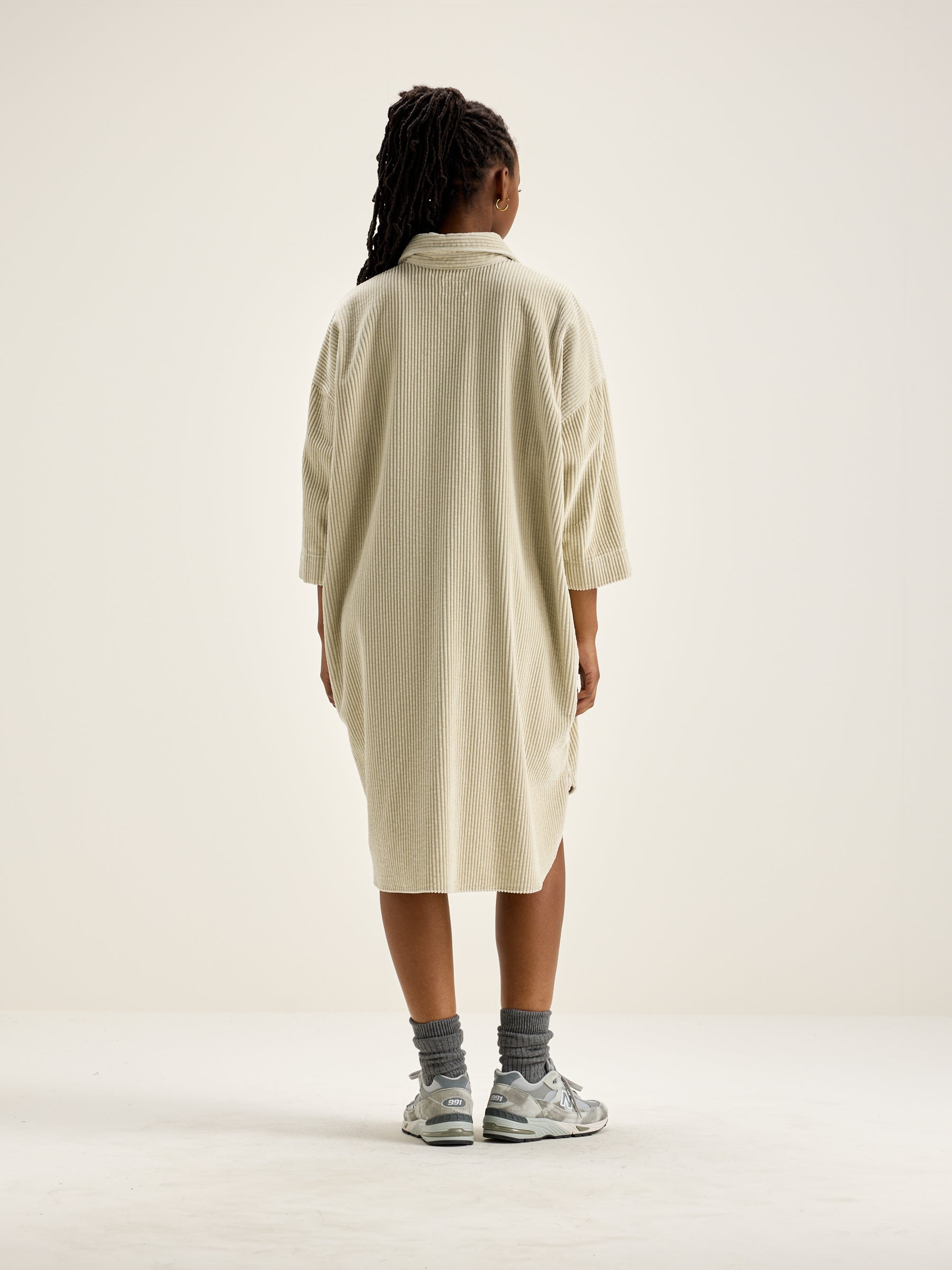 Gladys Shirt Dress - Craie For Women | Bellerose