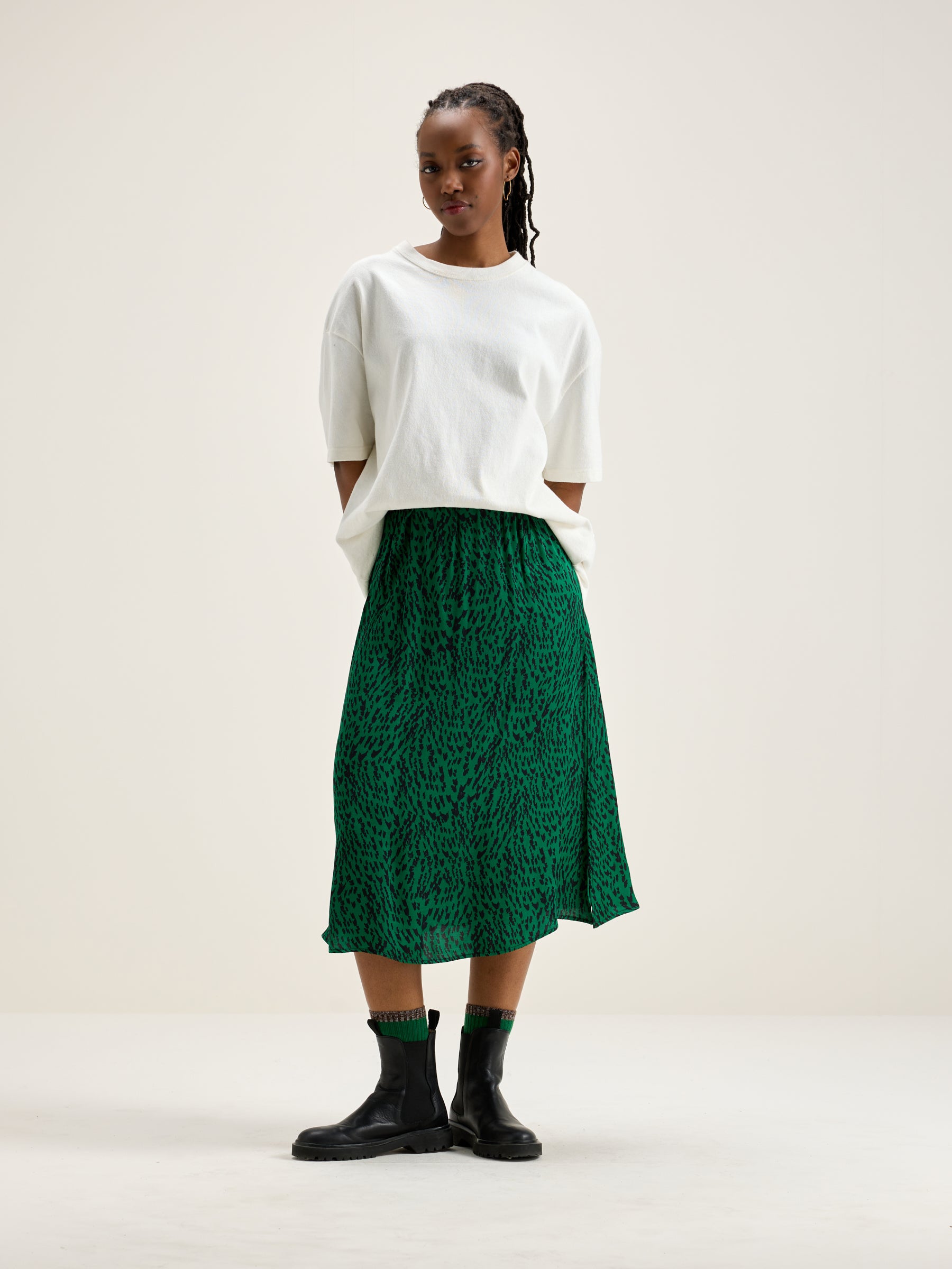 Taylor Midi Skirt - Mojito For Women | Bellerose