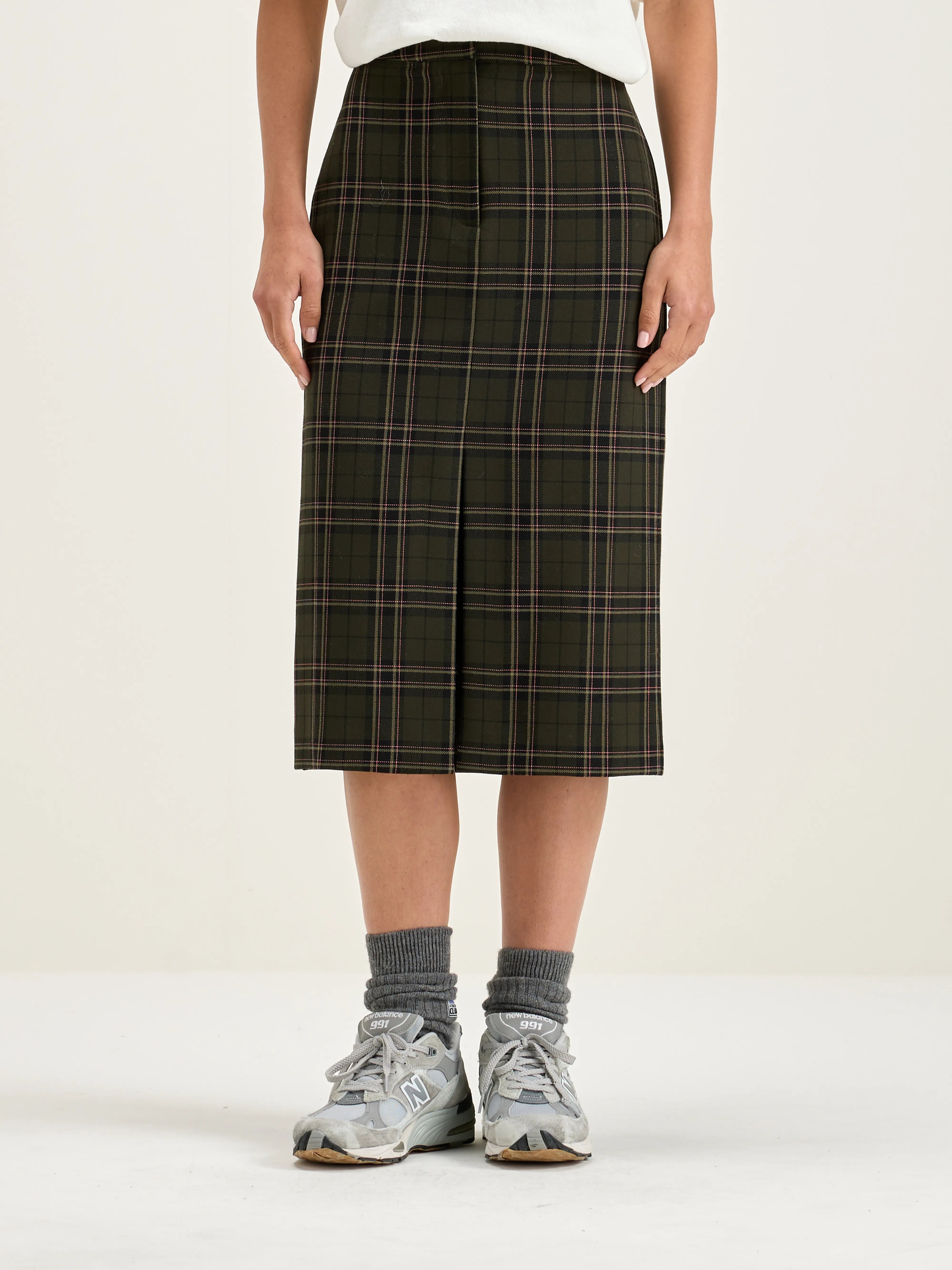 Sonia Pencil Skirt - Moss For Women | Bellerose