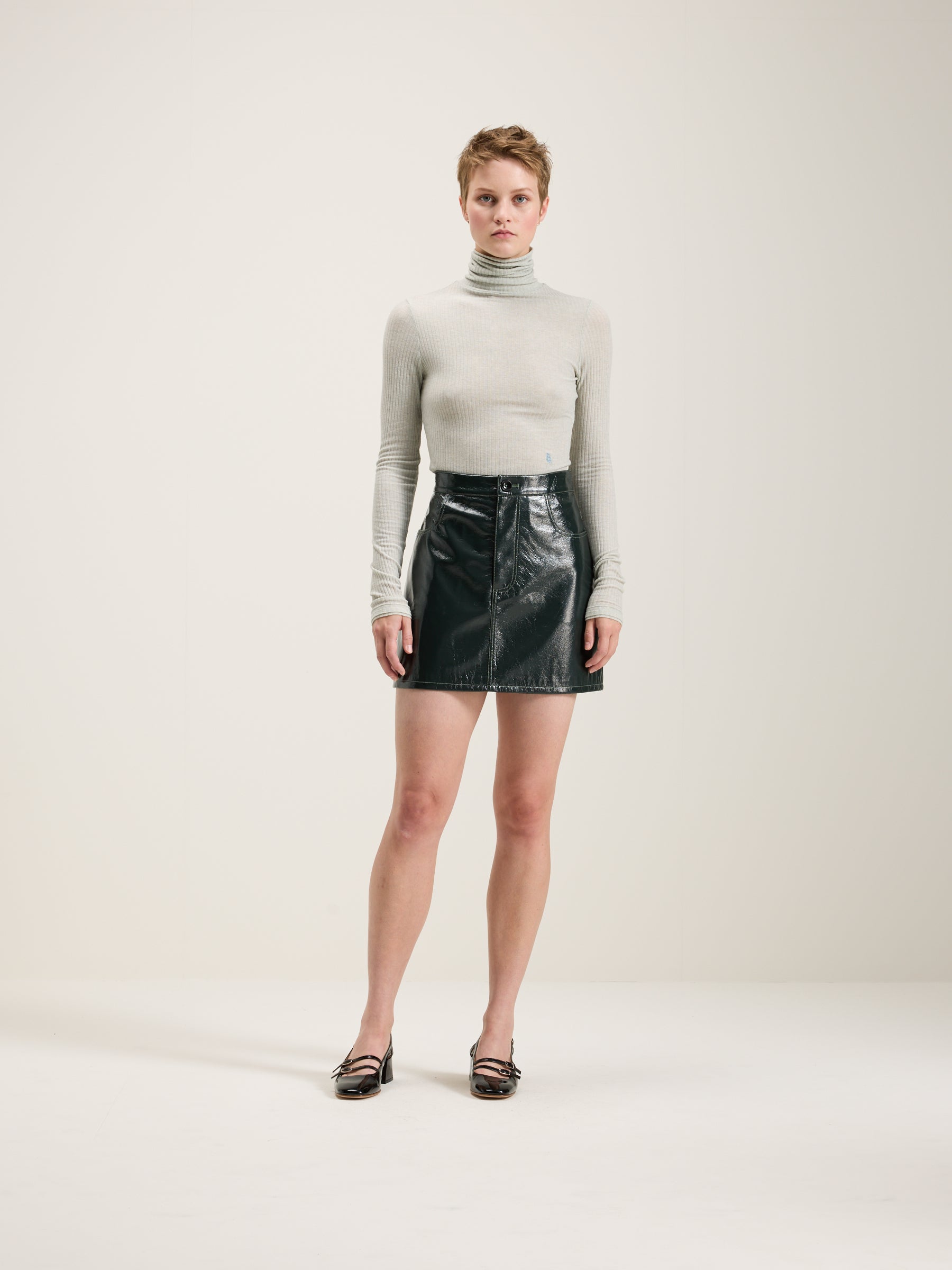 Sour Mini Skirt - Acier For Women | Bellerose