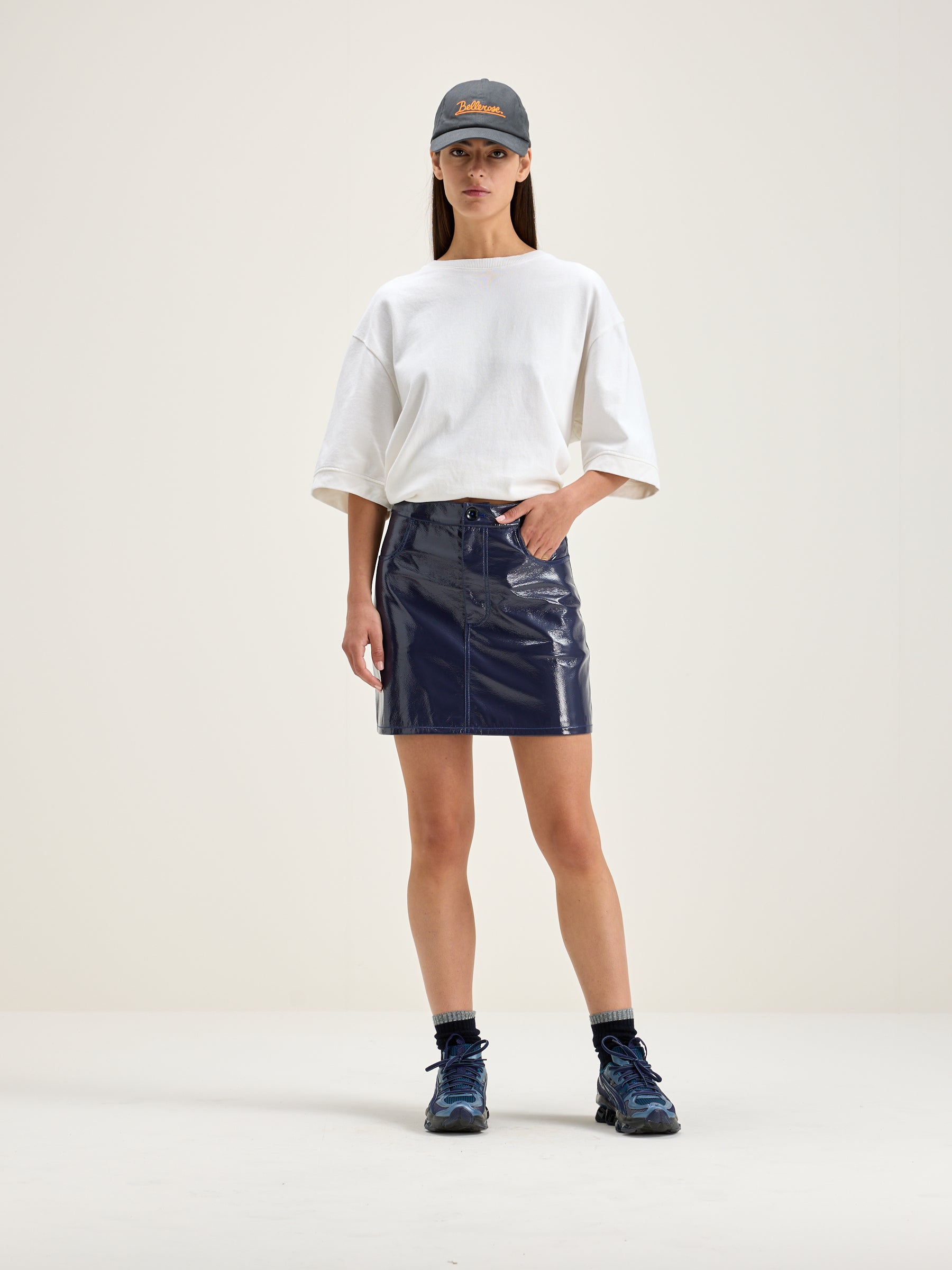 Sour Mini Skirt - Naval For Women | Bellerose