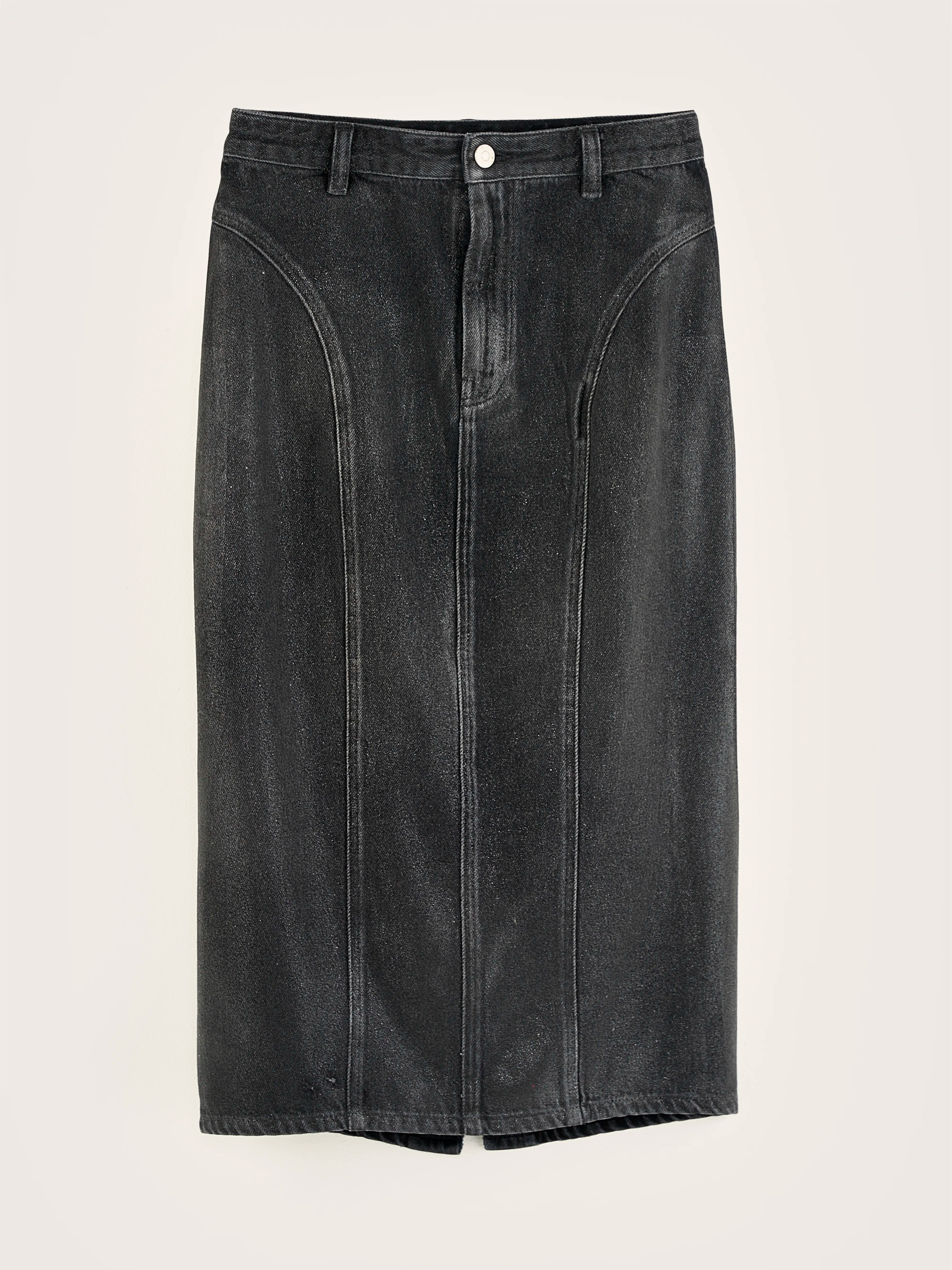 Jupe crayon midi Petrus (242 / W / USED BLACK)