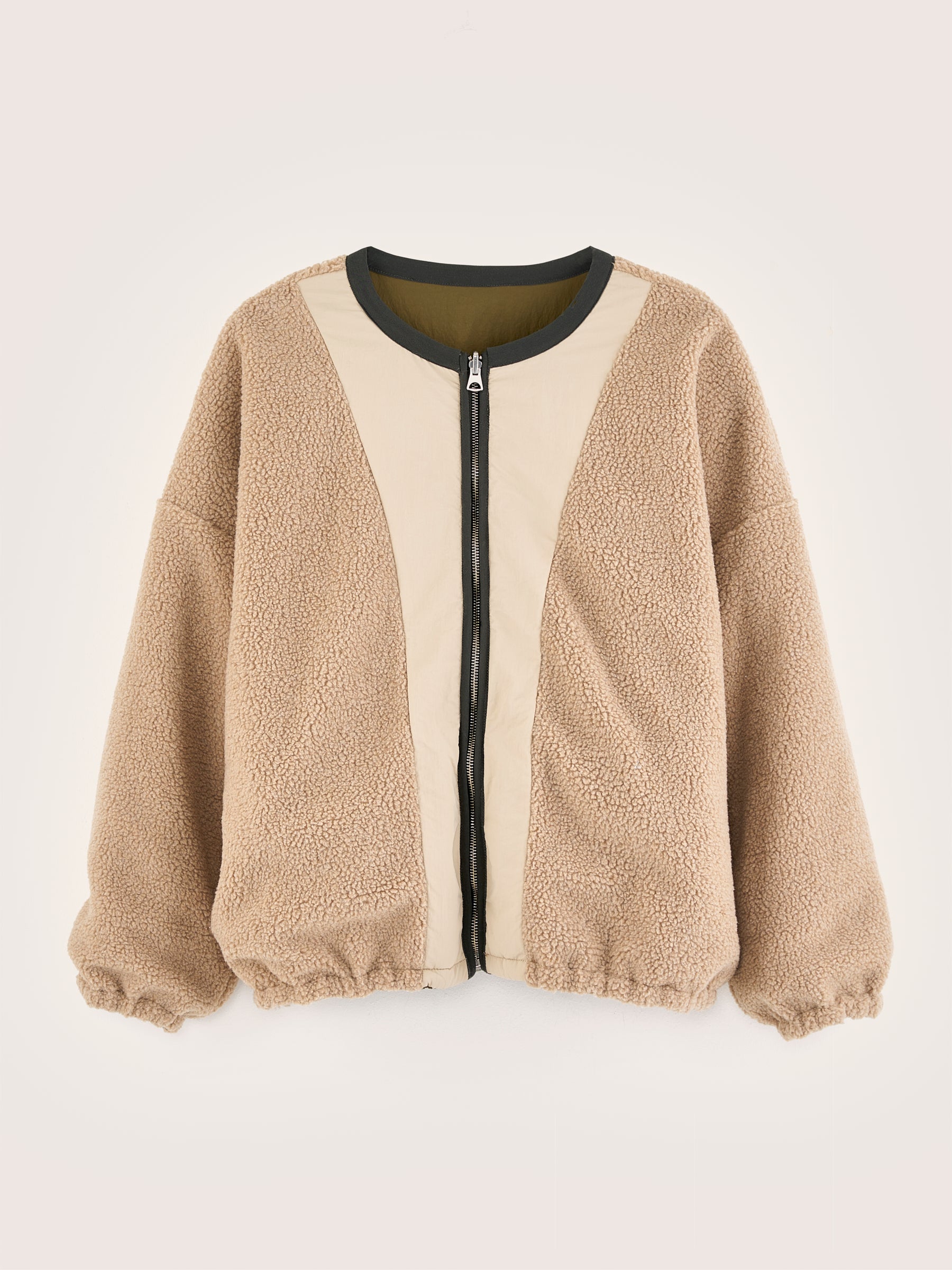 Janice teddy jacket (242 / W / EARTH)