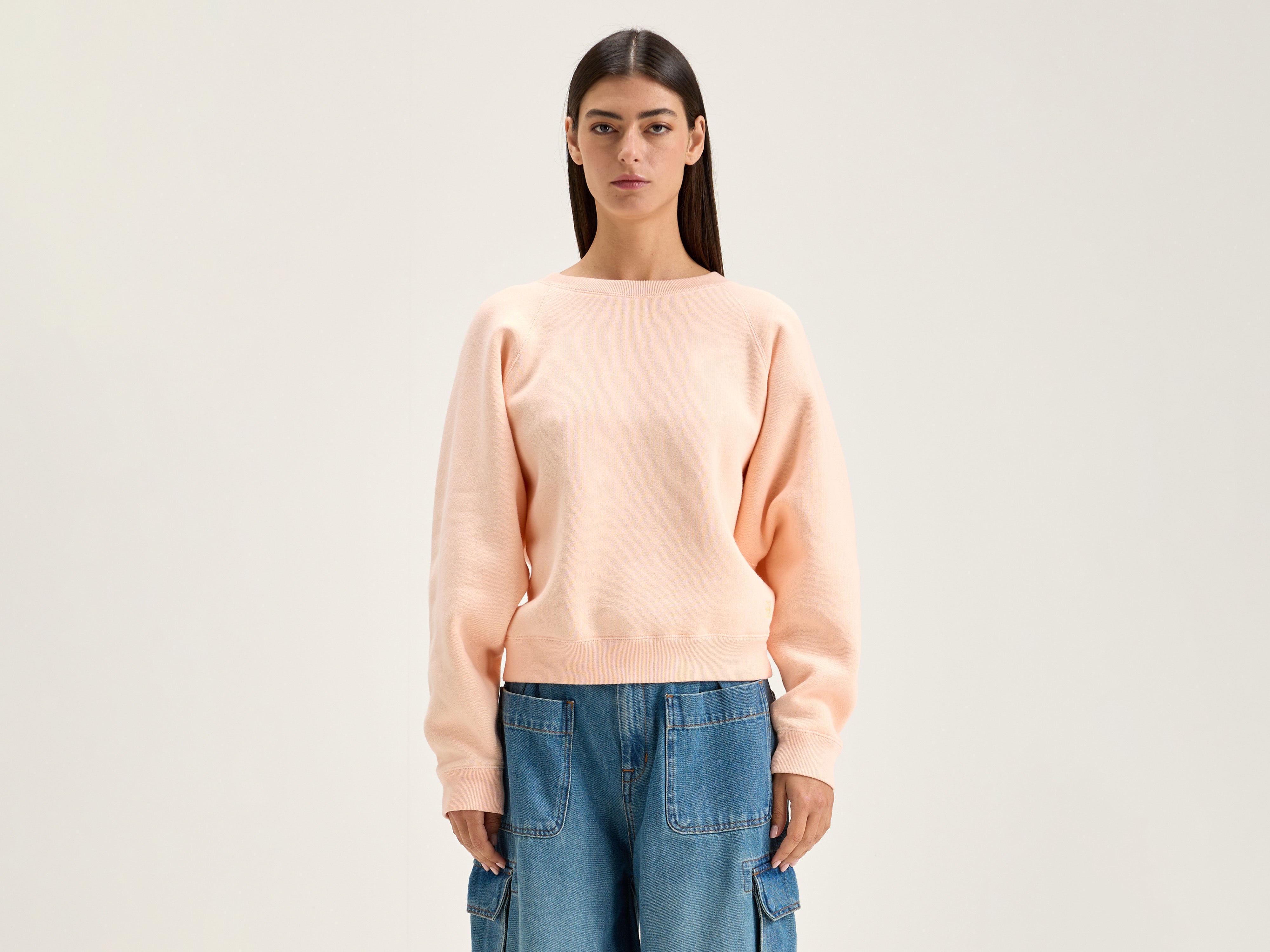 Fella relaxed sweatshirt (242 / W / LIGHT ROSE)