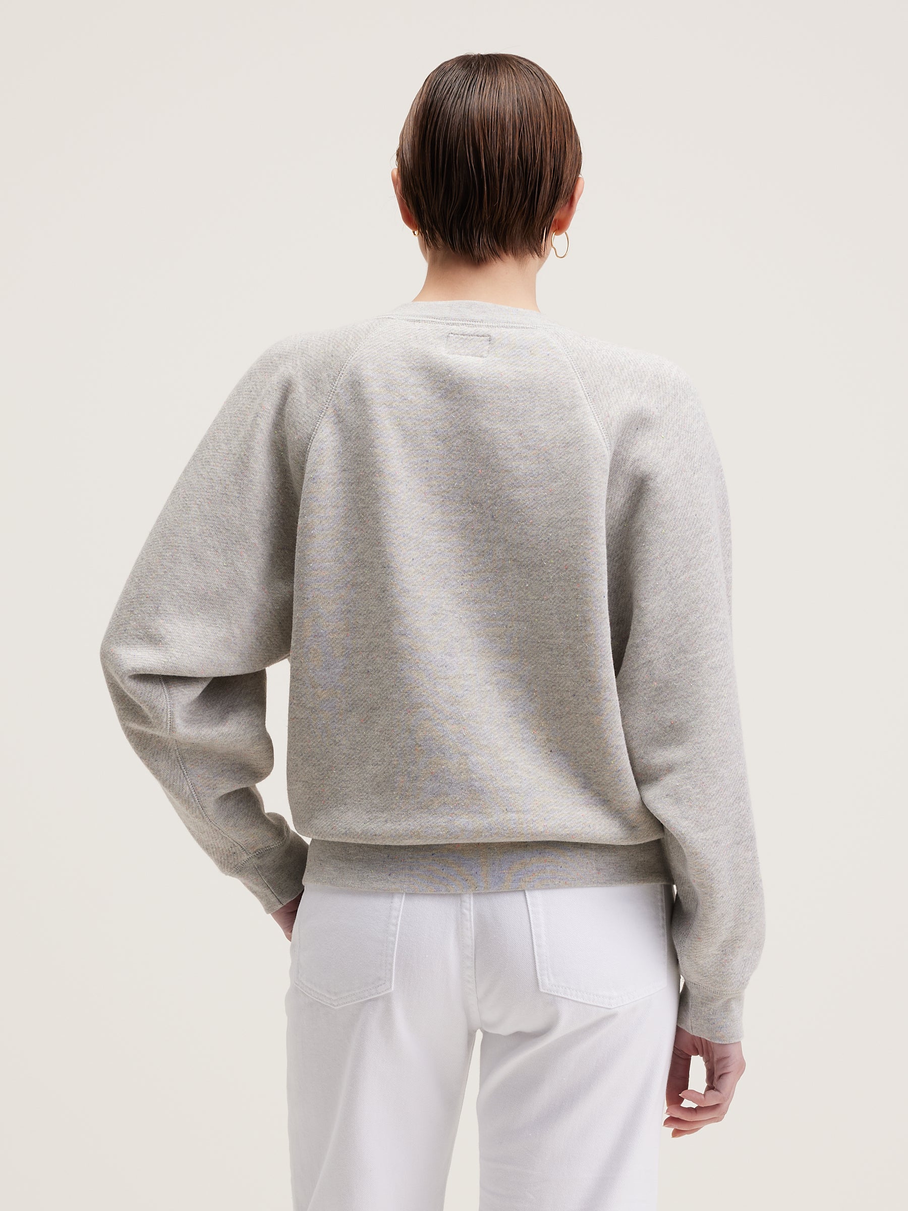 Fella Relaxed Sweatshirt - Heather grey Voor Dames | Bellerose