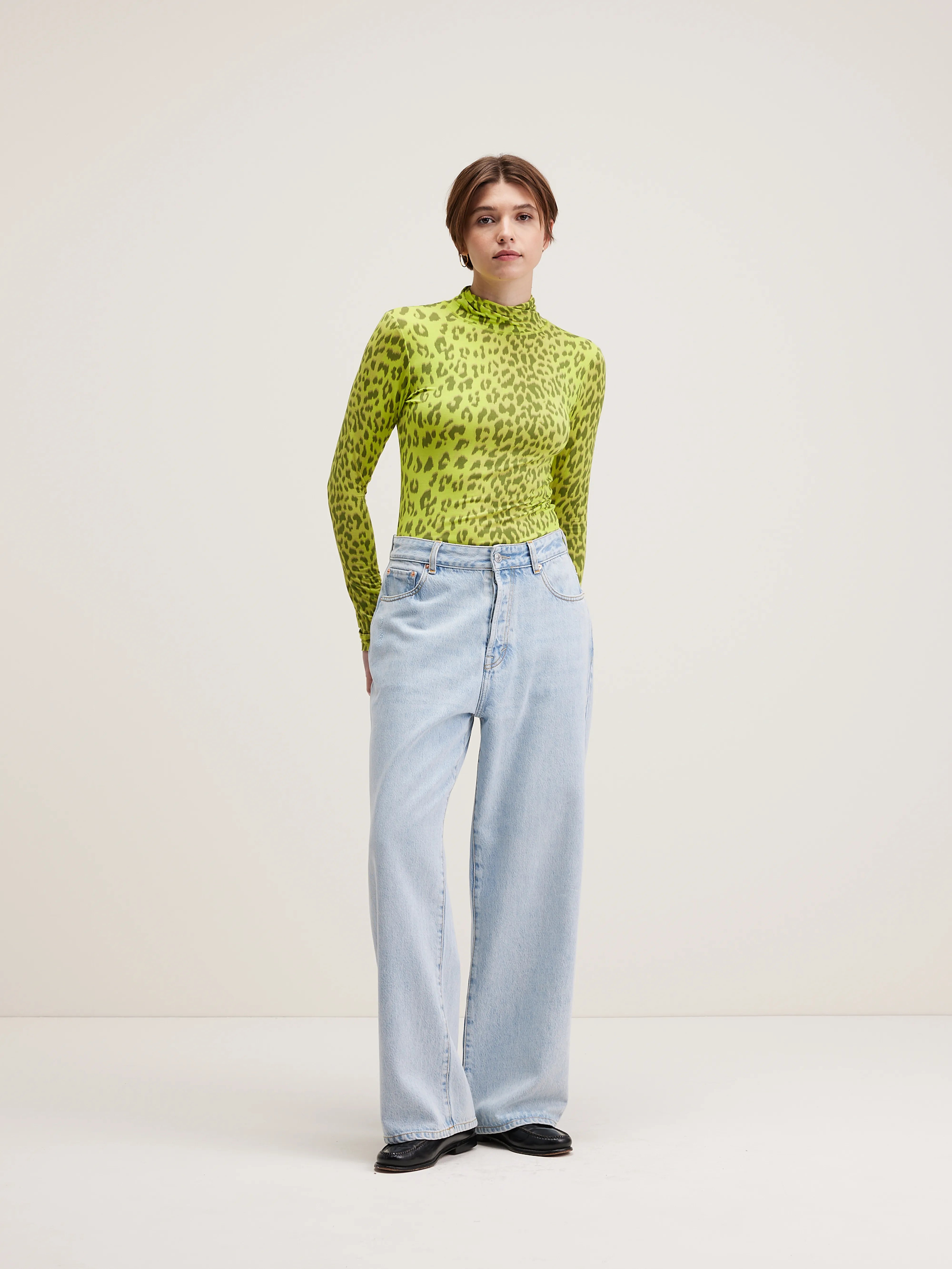 Vinny Turtleneck T-shirt - Fluo For Women | Bellerose