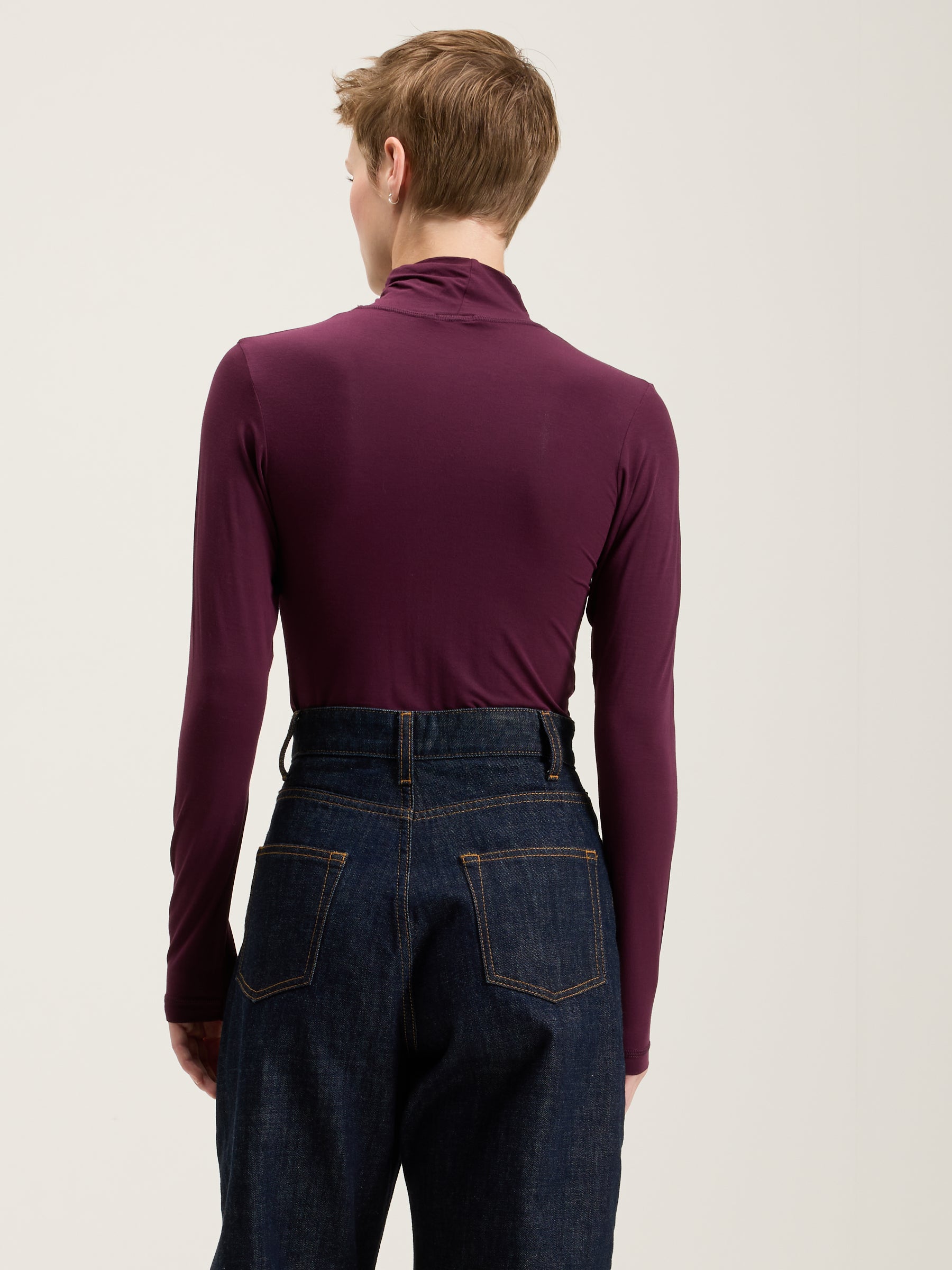 Vinny Slim T-shirt - Wine For Women | Bellerose