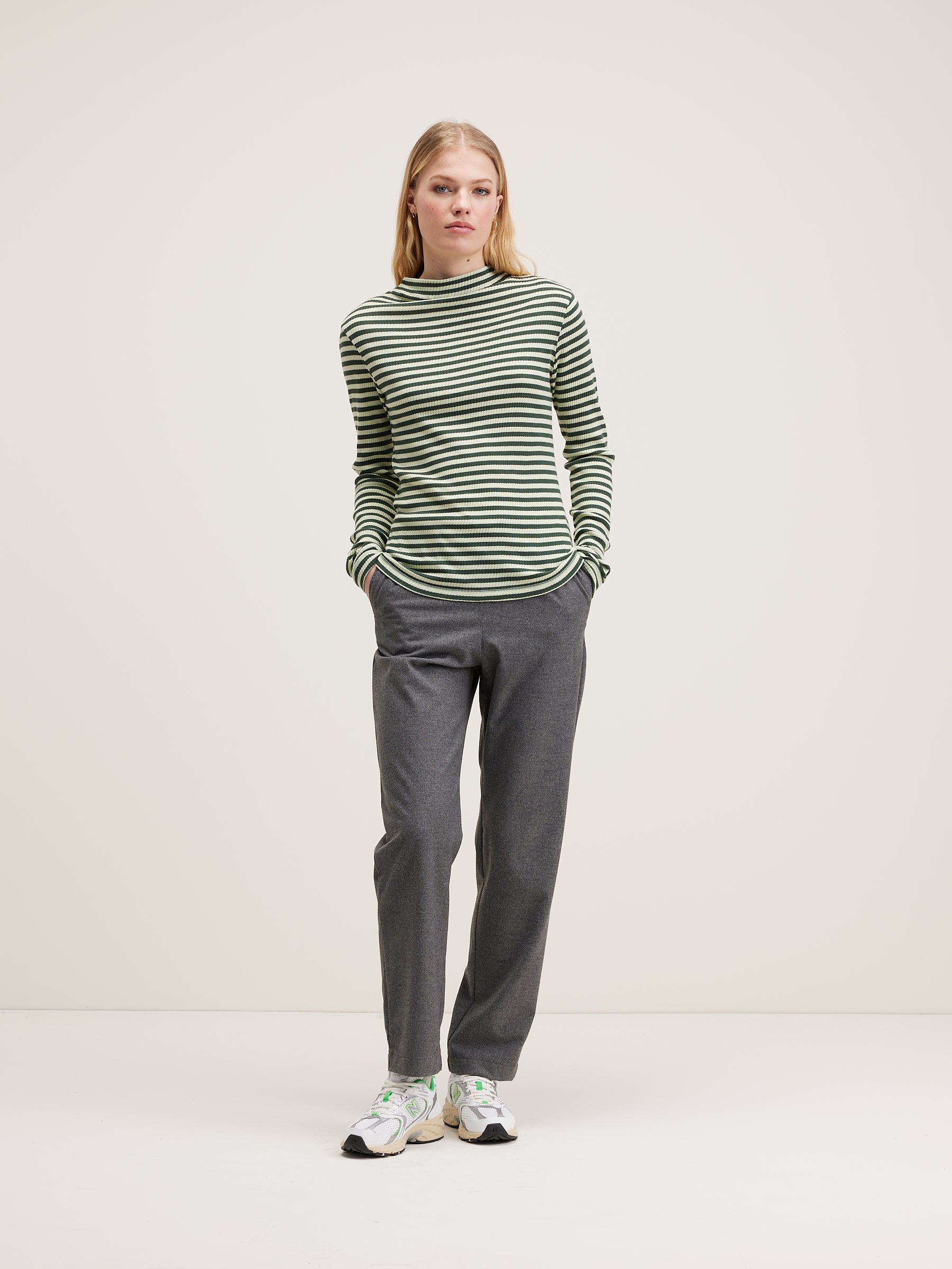 T-shirt Slim Viory - Gardenia Pour Femme | Bellerose