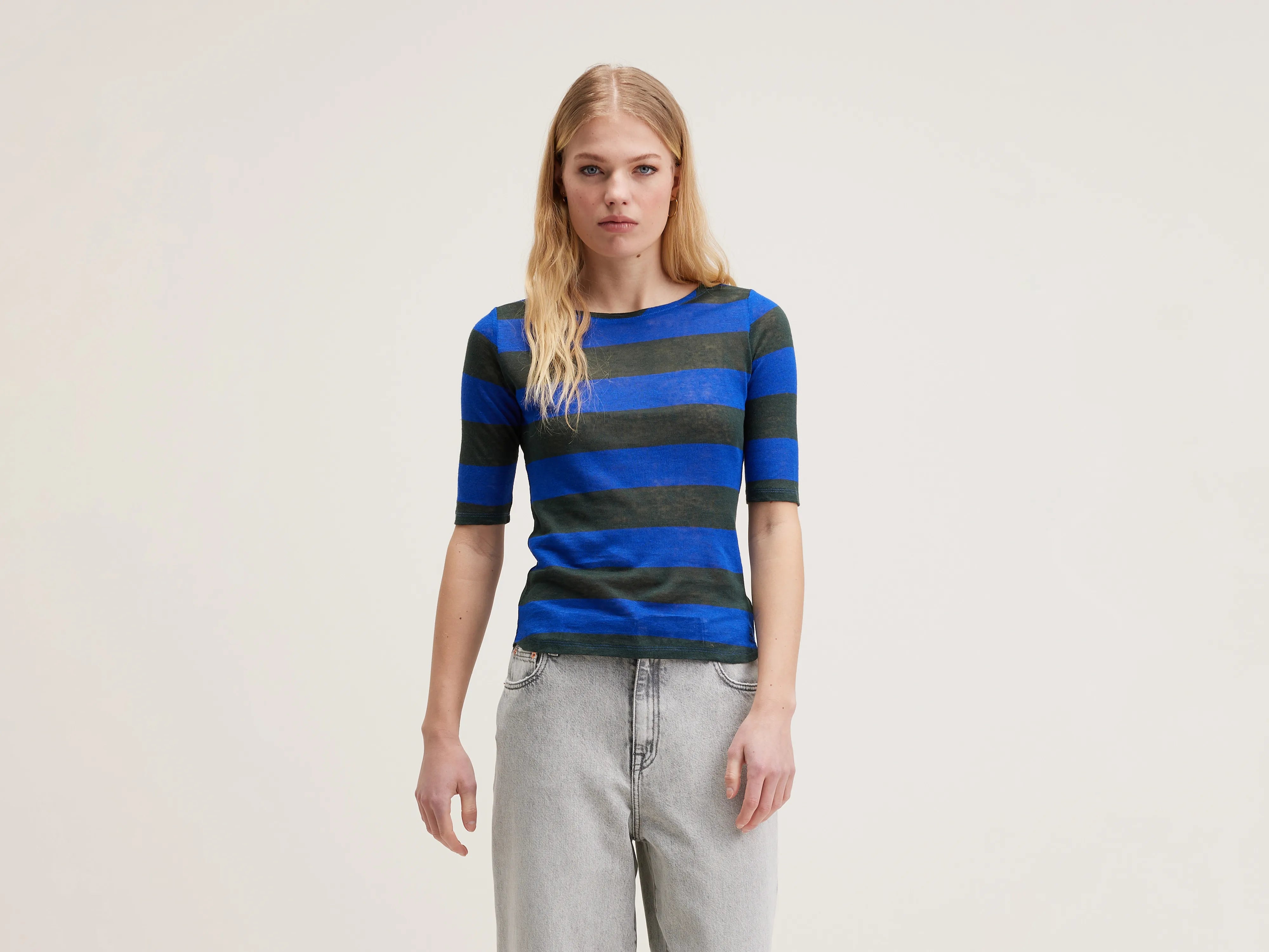 Seas slim t-shirt (242 / W / STRIPE A)