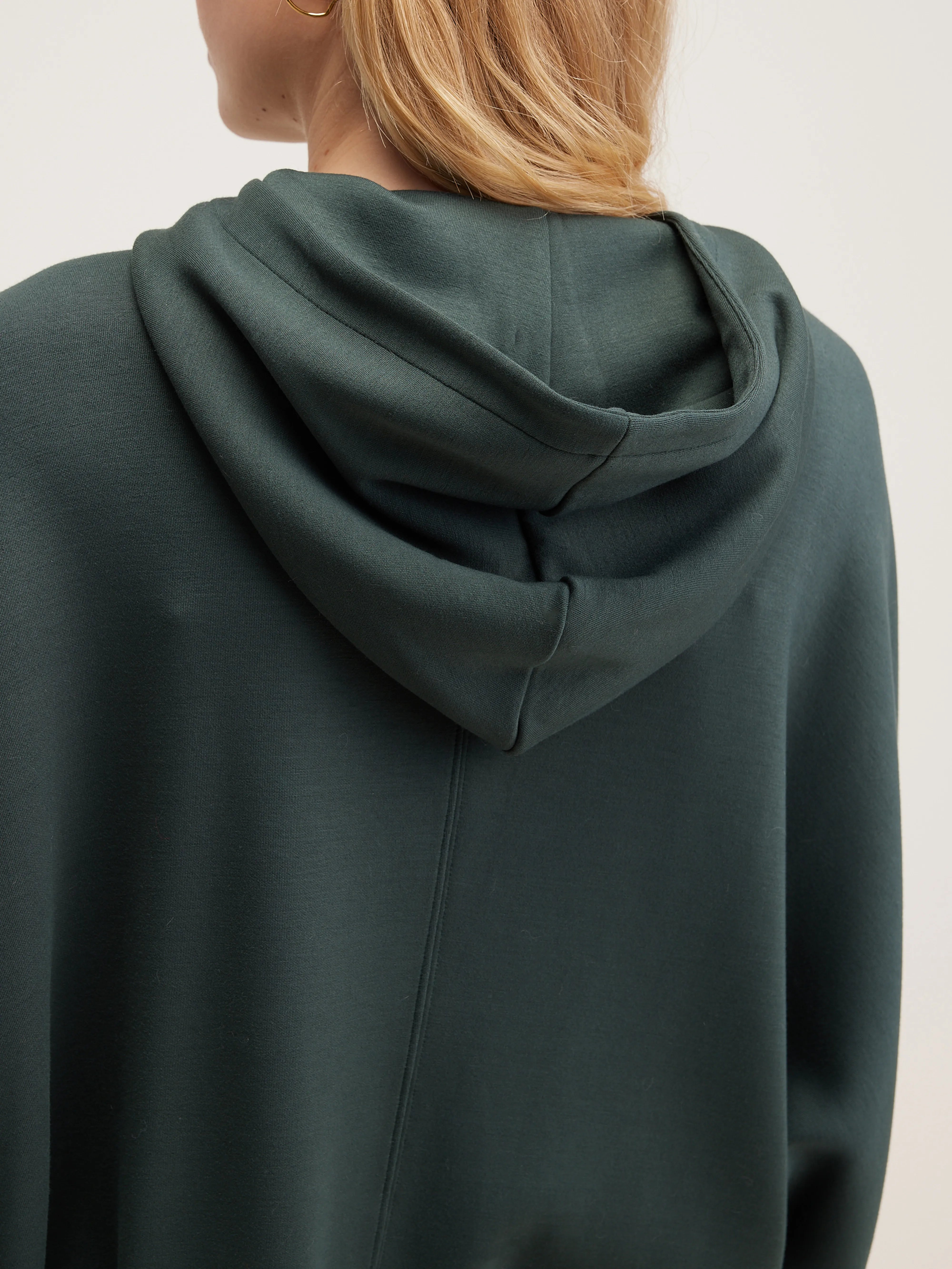 Tates wide-sleeve hoodie (242 / W / HUNTER)