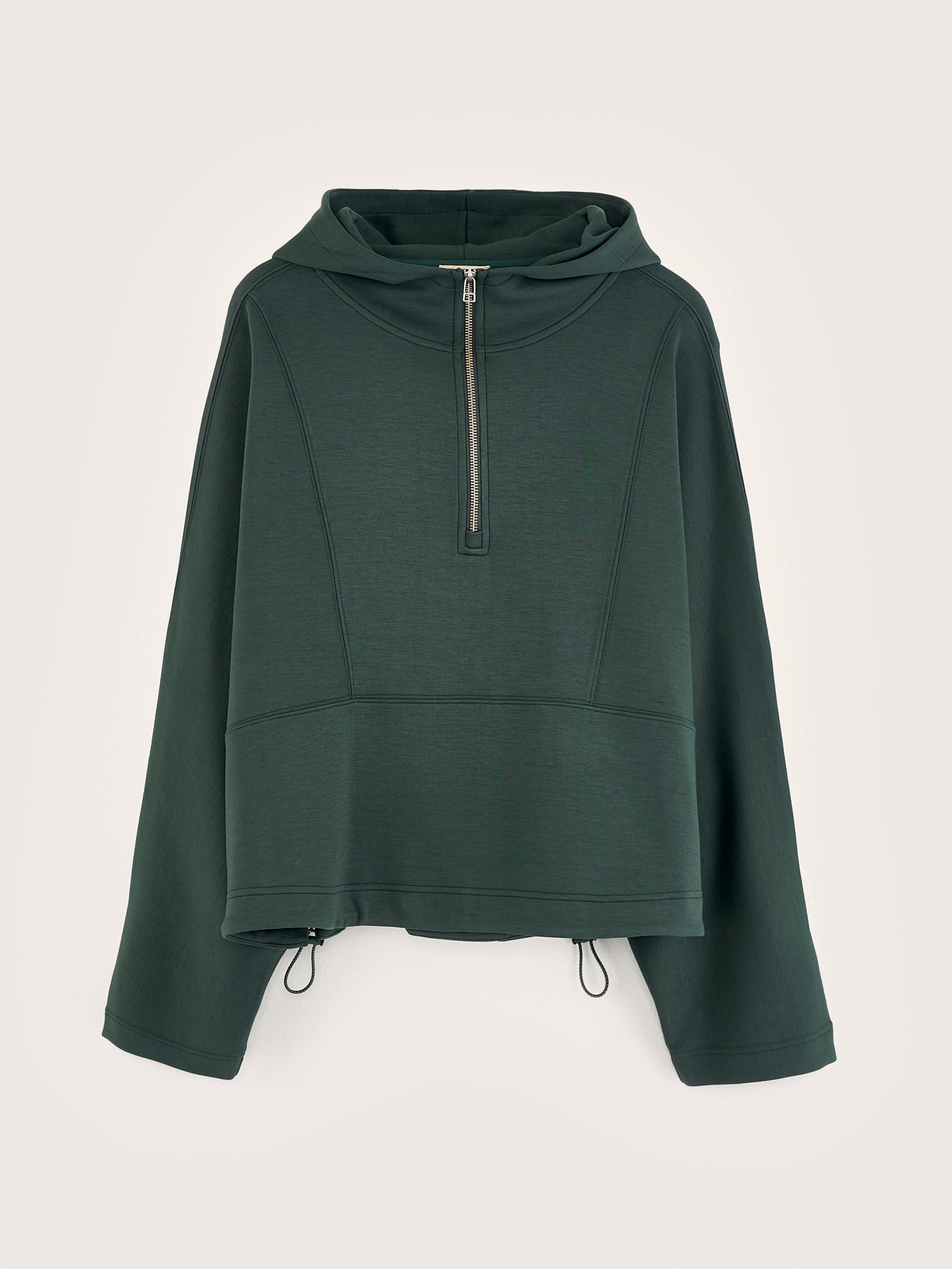 Tates wide-sleeve hoodie (242 / W / HUNTER)