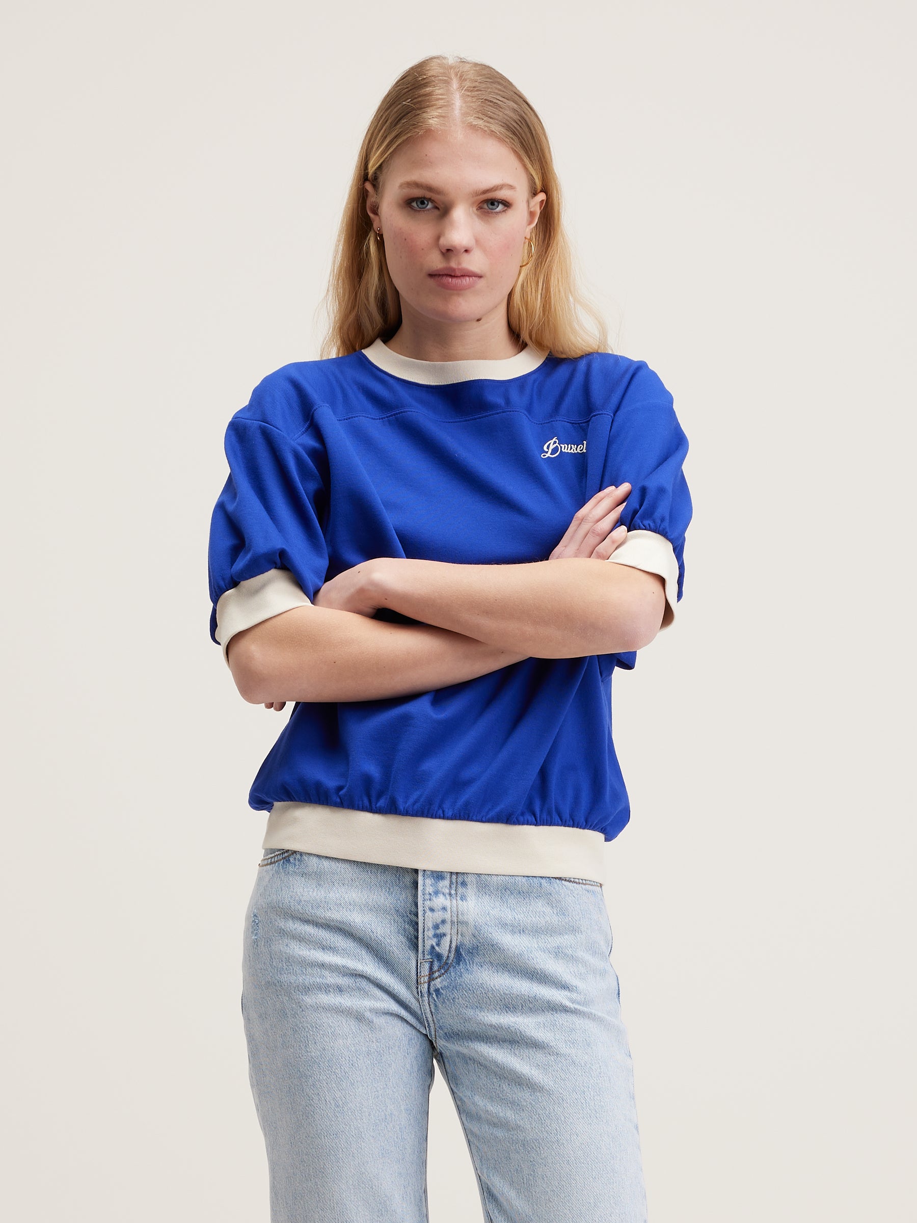 Frisby Korte Mouwen T-shirt - Lazuli Voor Dames | Bellerose