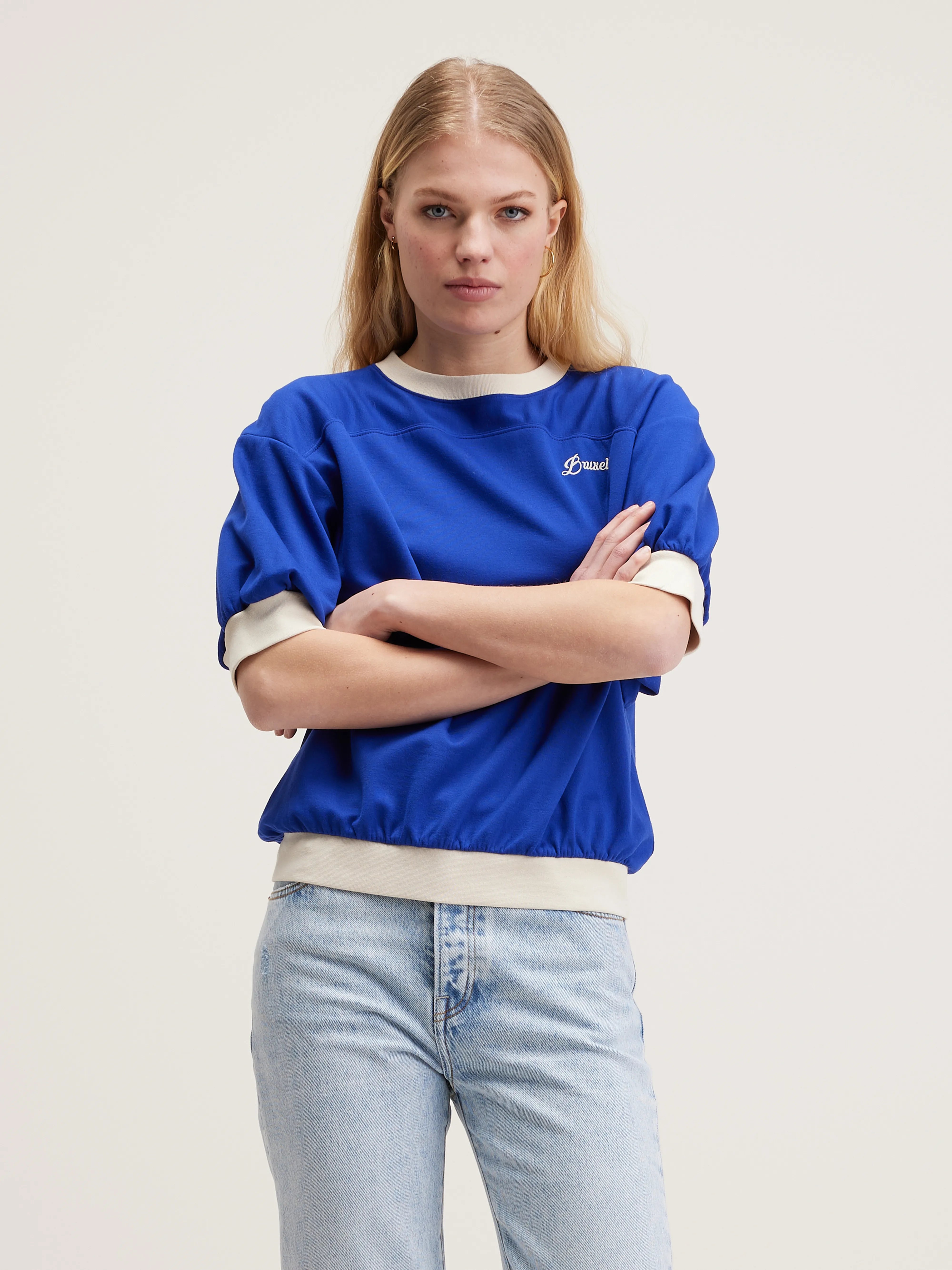 T-shirt À Manches Courtes Frisby - Lazuli Pour Femme | Bellerose