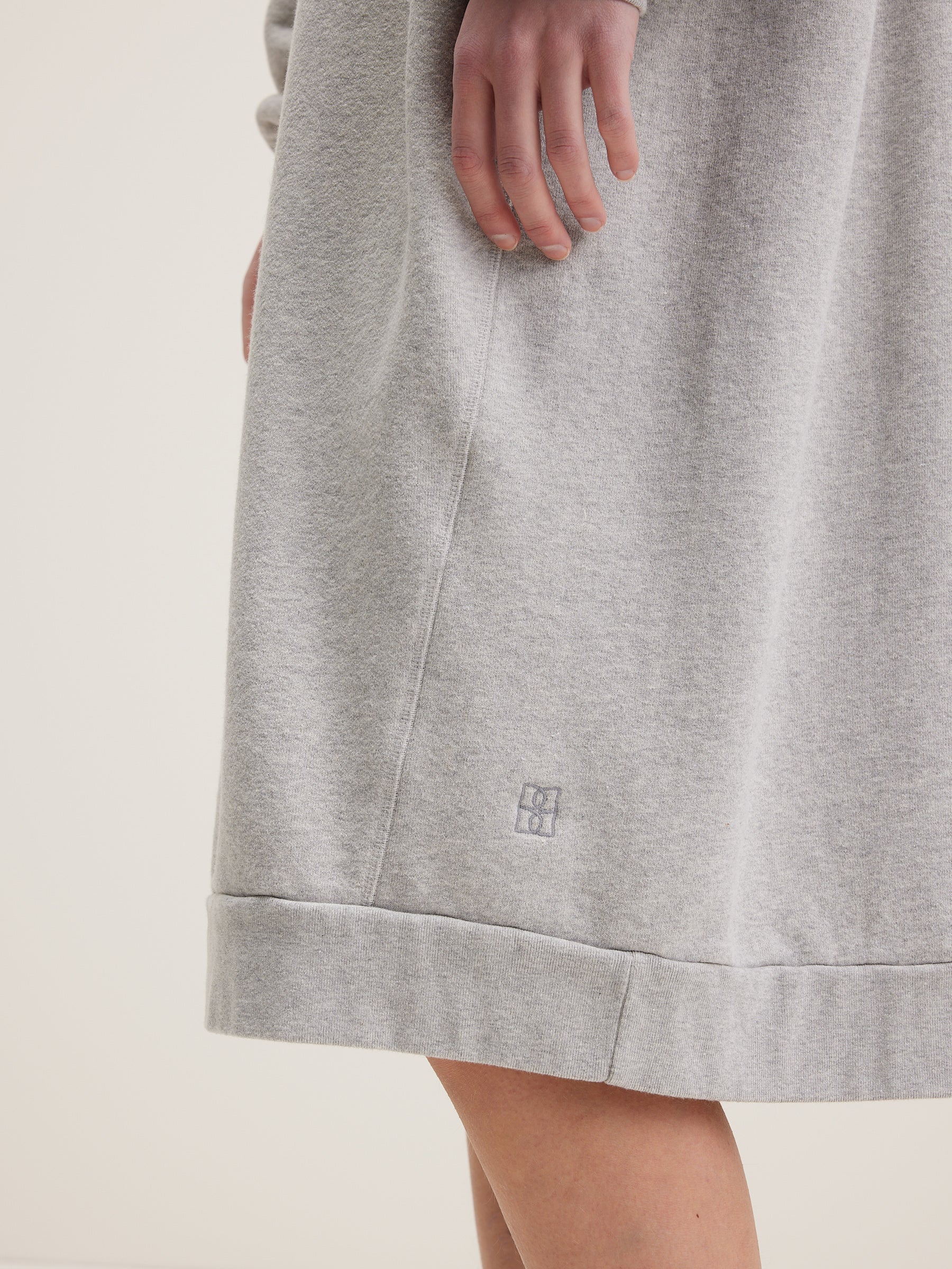 Vrizzie Sweatshirtjurk - Heather grey Voor Dames | Bellerose