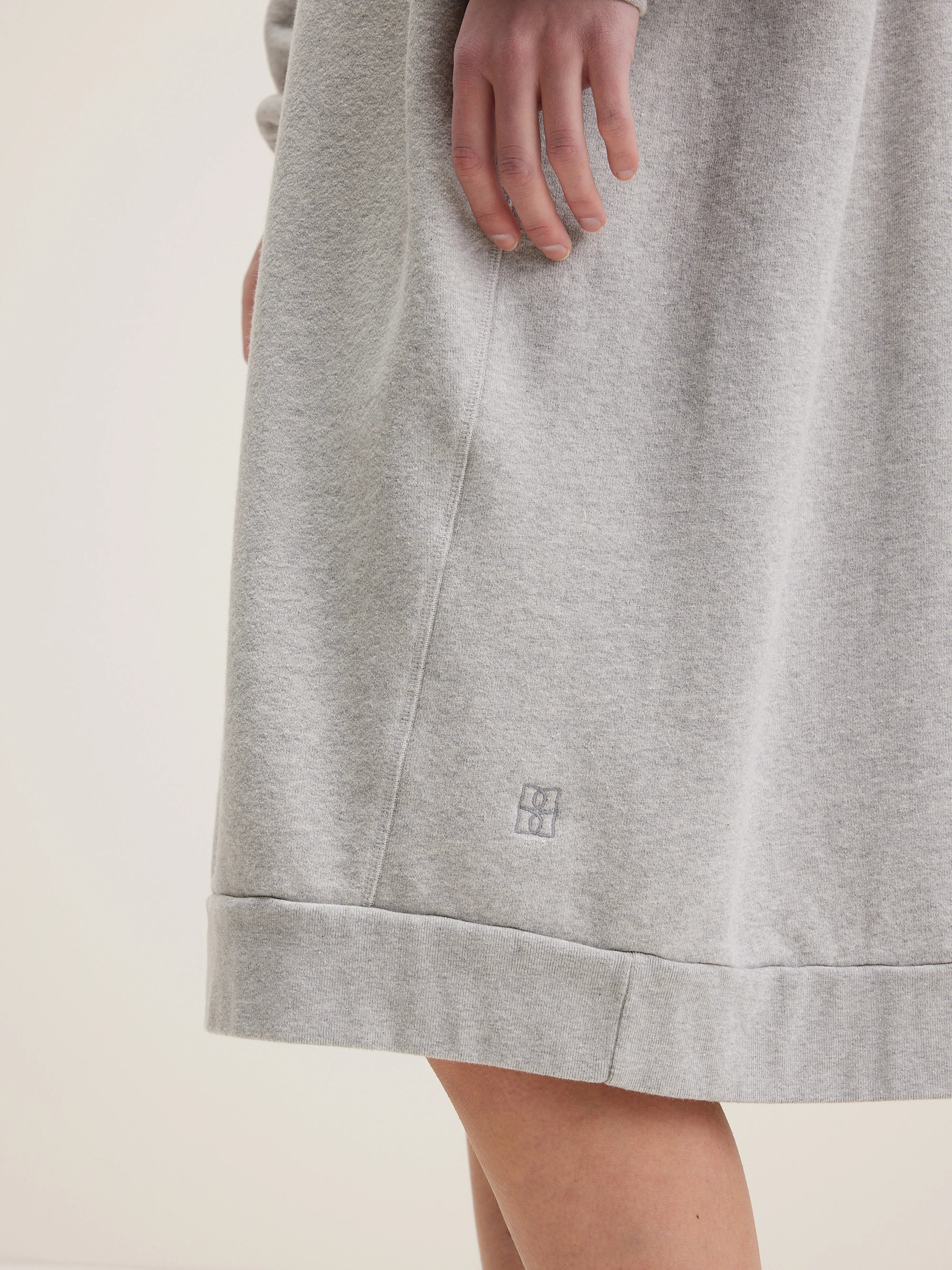 Robe Sweatshirt Vrizzie - Heather grey Pour Femme | Bellerose