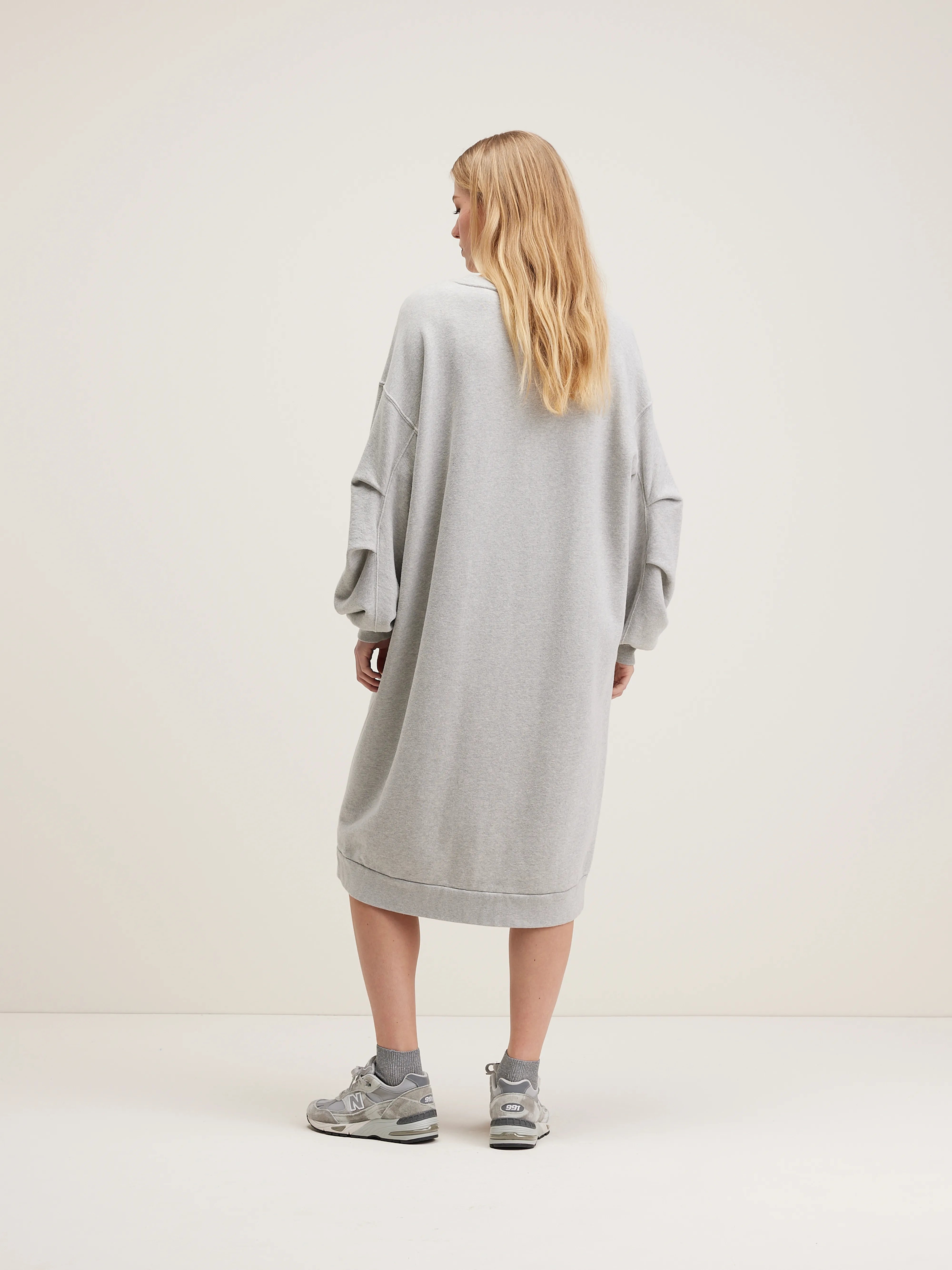 Robe Sweatshirt Vrizzie - Heather grey Pour Femme | Bellerose