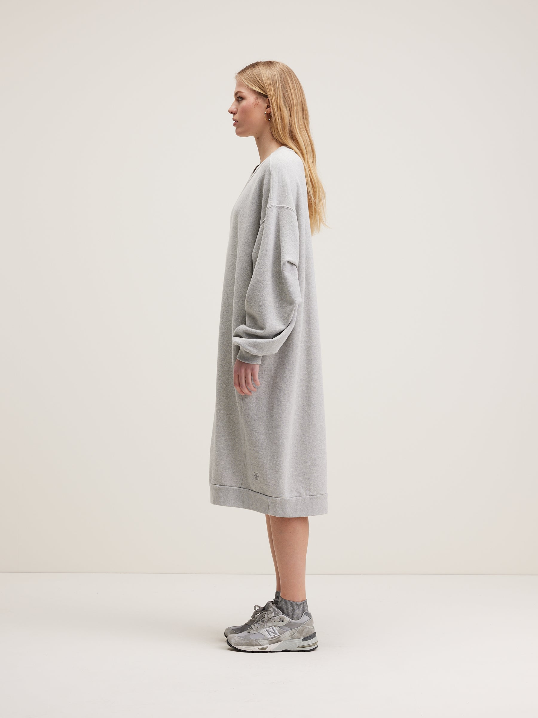 Vrizzie sweatshirtjurk (242 / W / H. GREY)