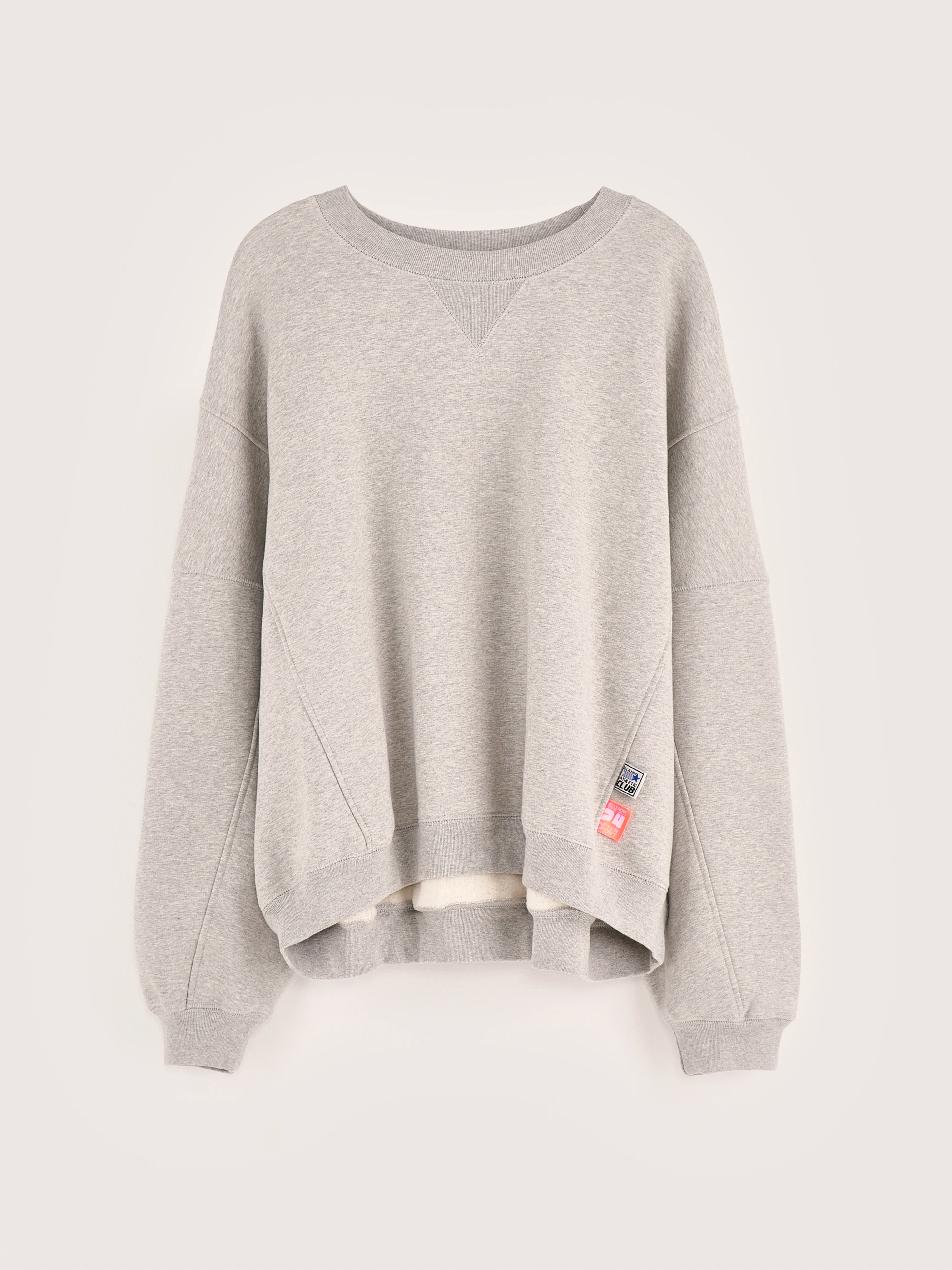 Flips round-neck sweatshirt (242 / W / H. GREY)