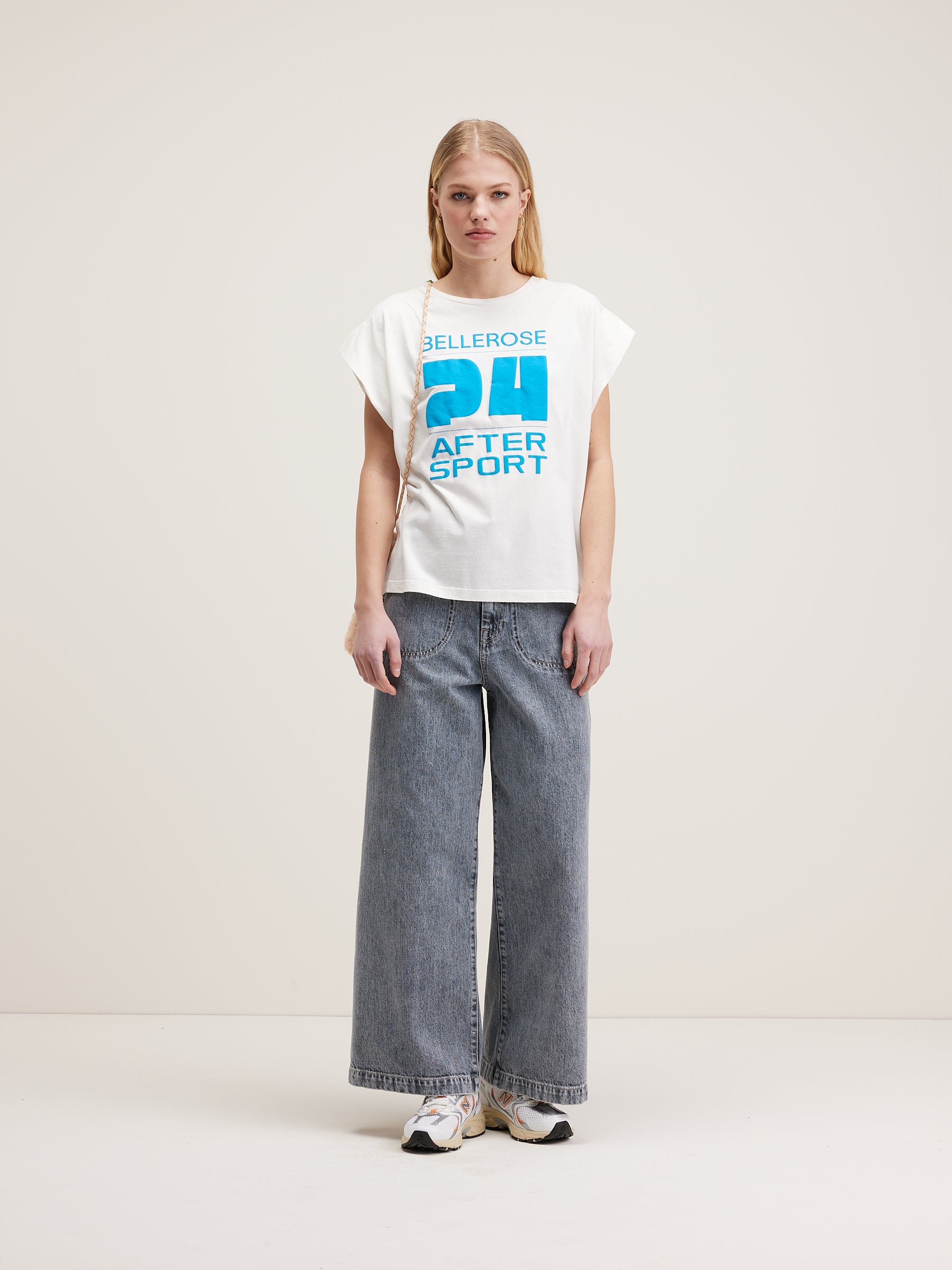 T-shirt En Coton Vice - Vintage white Pour Femme | Bellerose