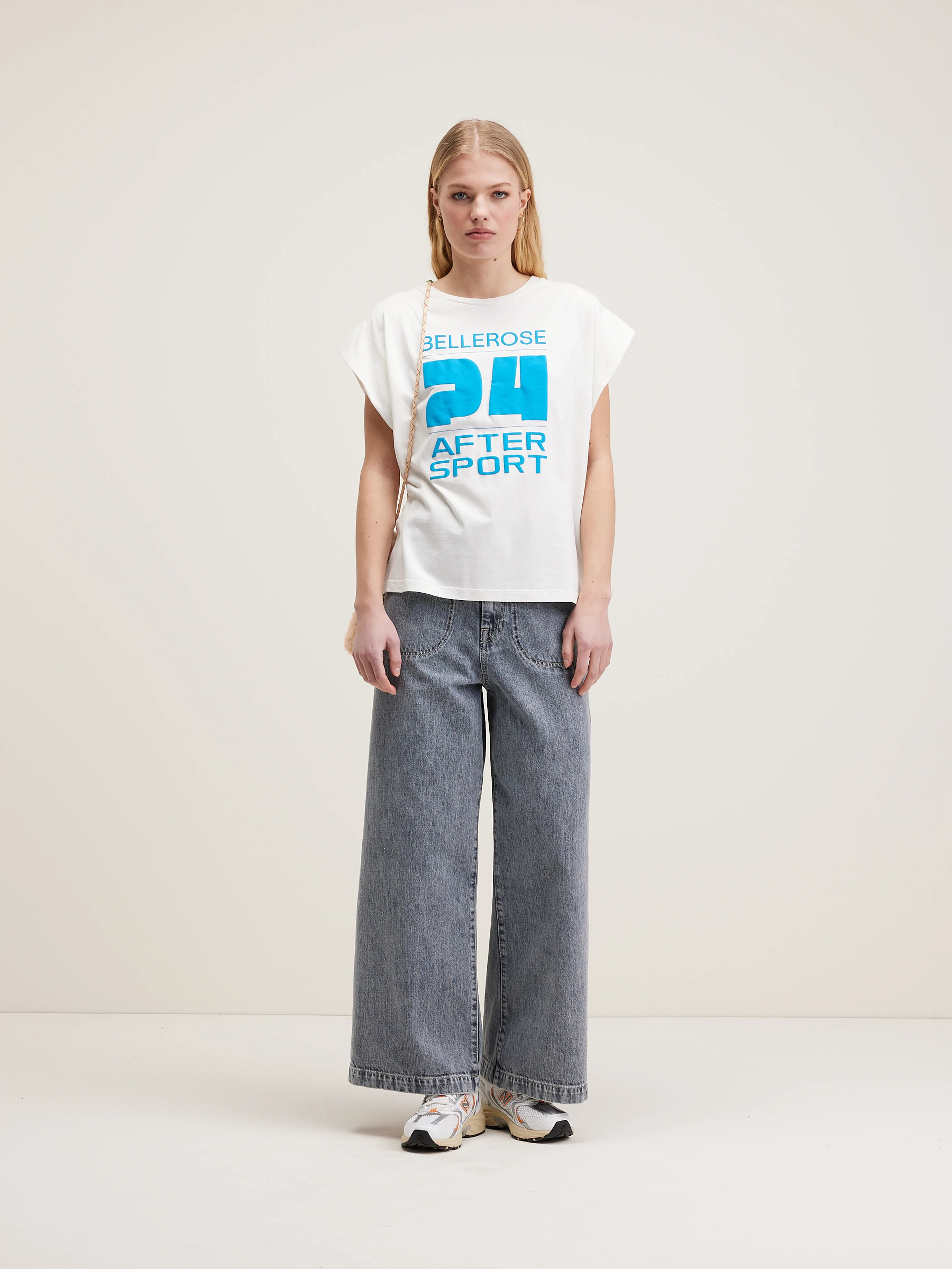 Vice Regular T-shirt - Vintage white For Women | Bellerose