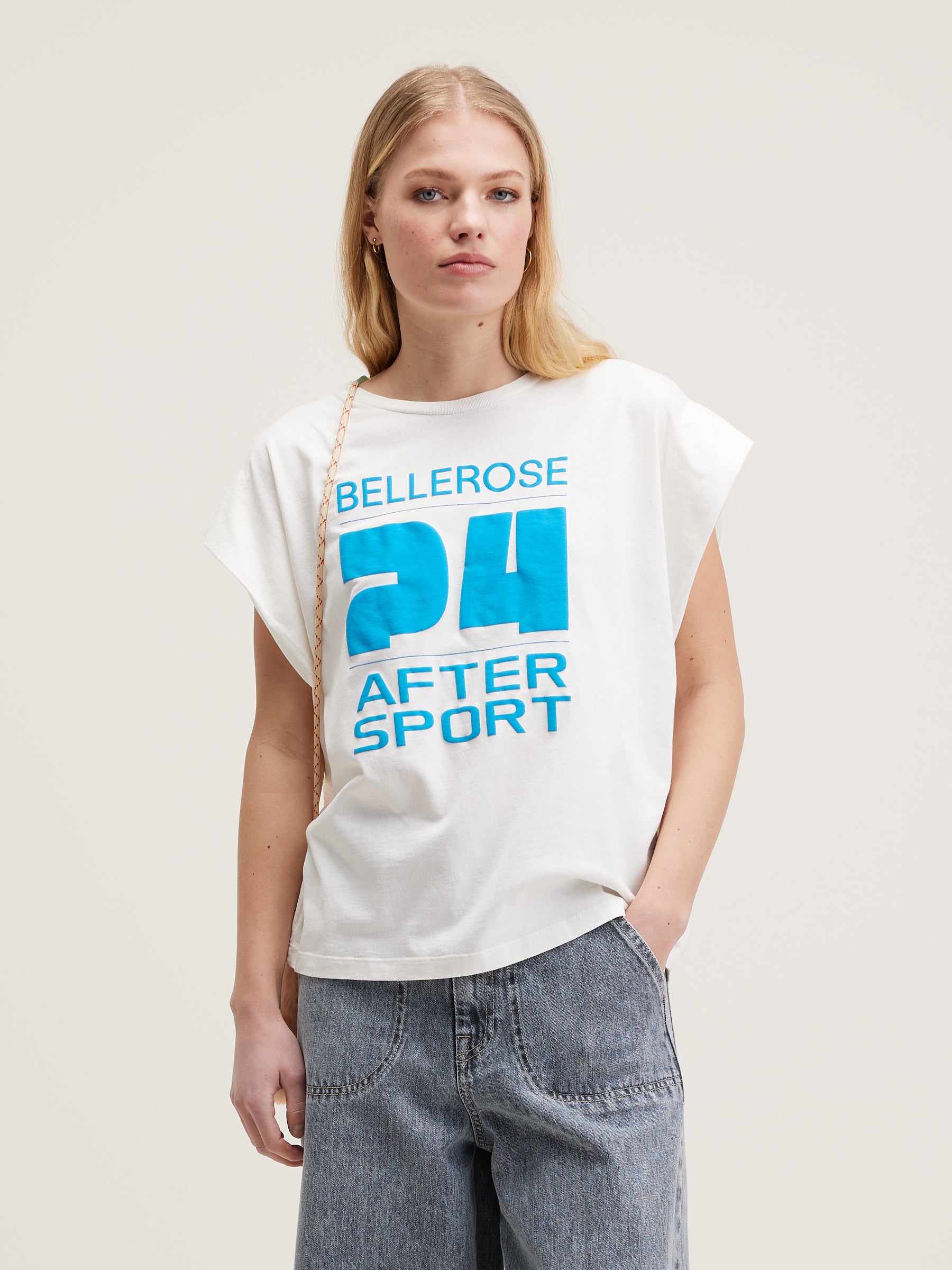 T-shirt En Coton Vice - Vintage white Pour Femme | Bellerose