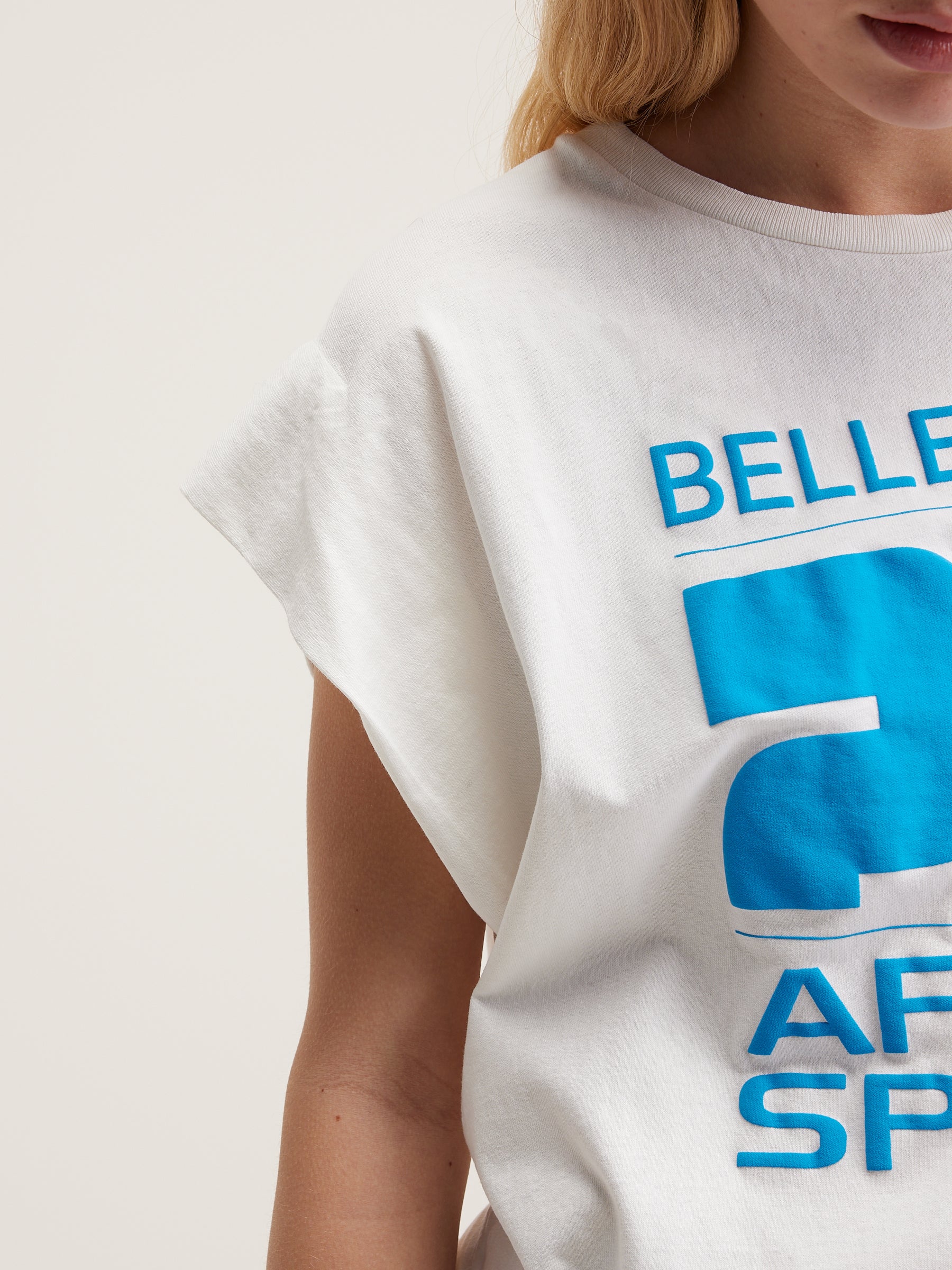 Vice Regular T-shirt - Vintage white For Women | Bellerose