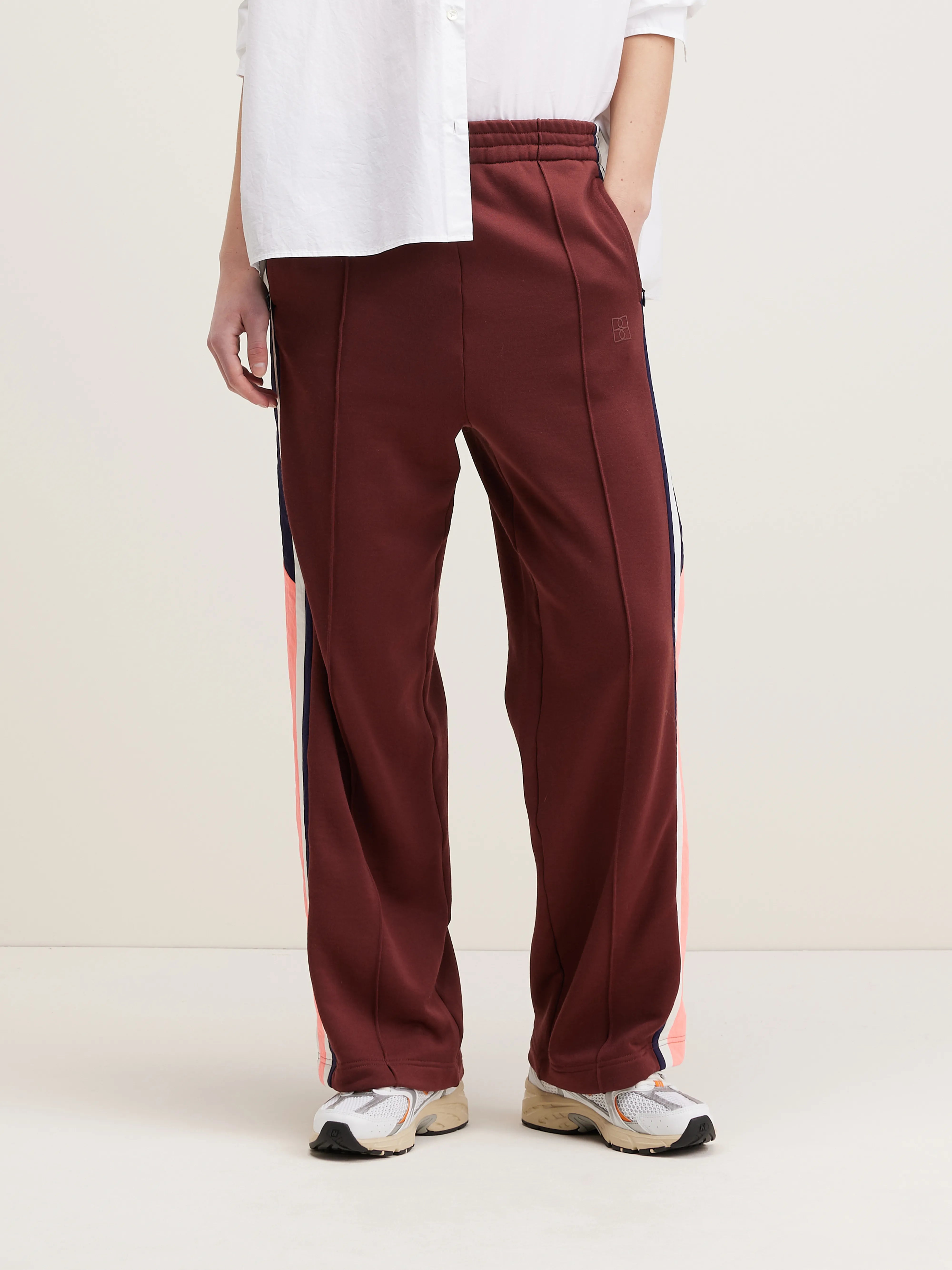 Pantalon Large Tania - Grenat Pour Femme | Bellerose