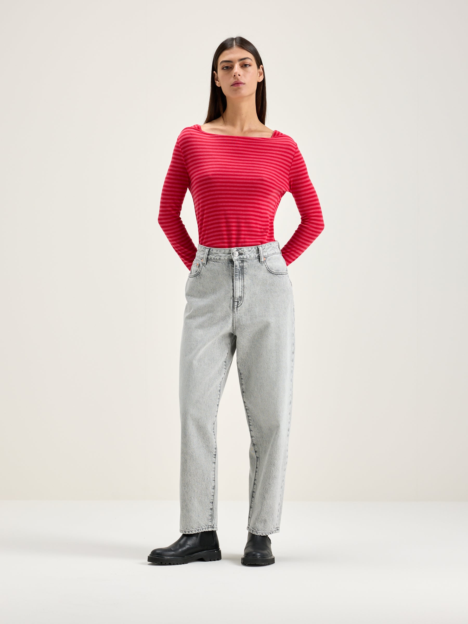 Veras Slim T-shirt - Braise / Fushia Voor Dames | Bellerose