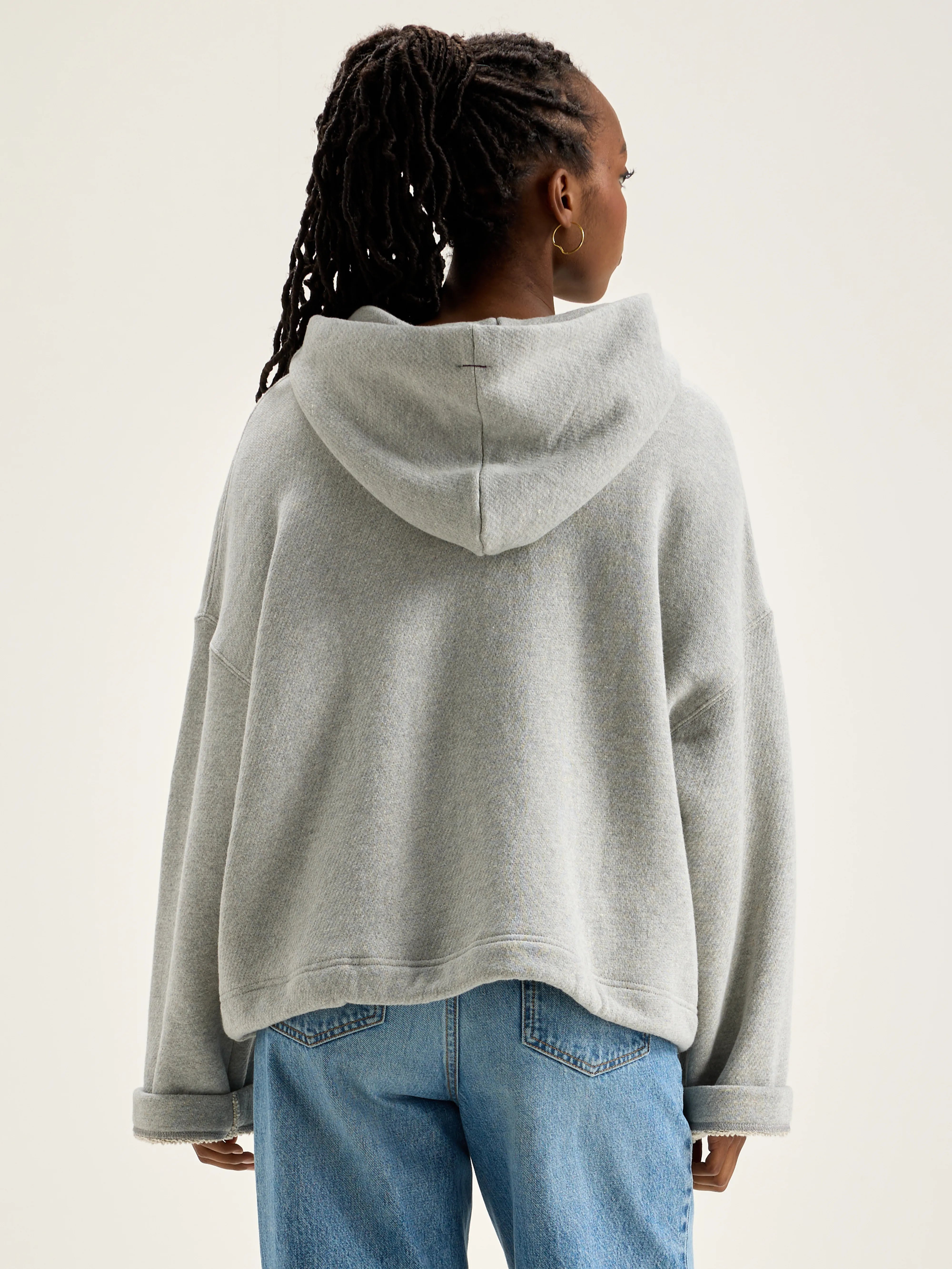 Cate Hoodie - Heather grey Voor Dames | Bellerose