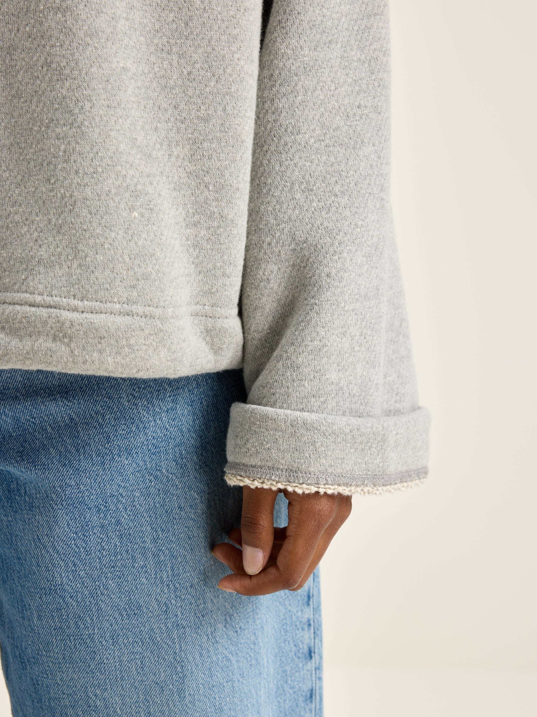 Cate Hoodie - Heather grey For Women | Bellerose