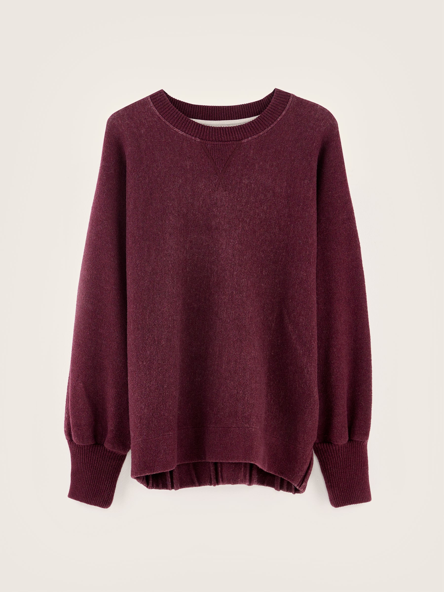 Milos ronde hals sweatshirt (242 / W / WINE)