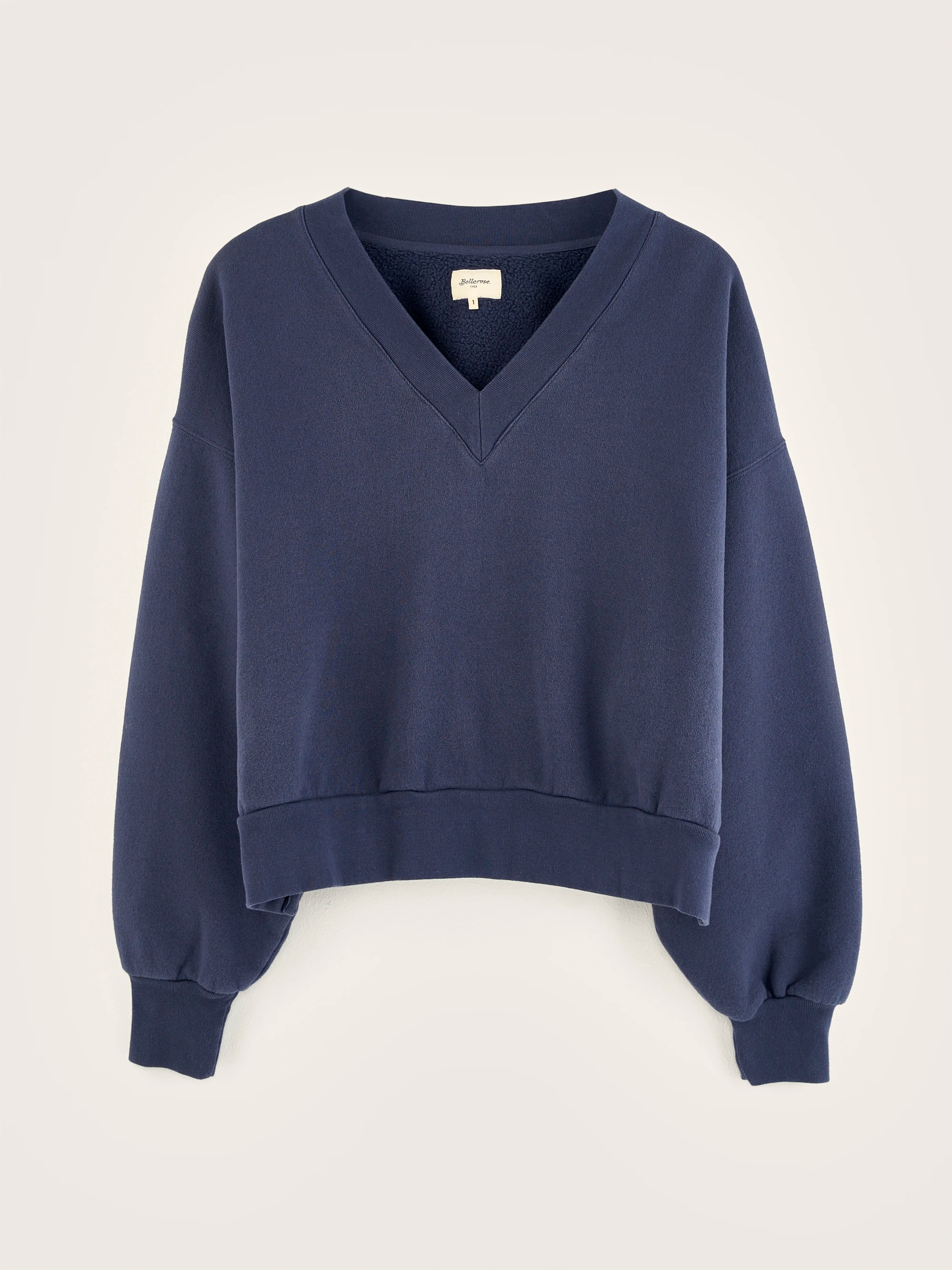 Varola v-neck sweatshirt (242 / W / NAVAL)