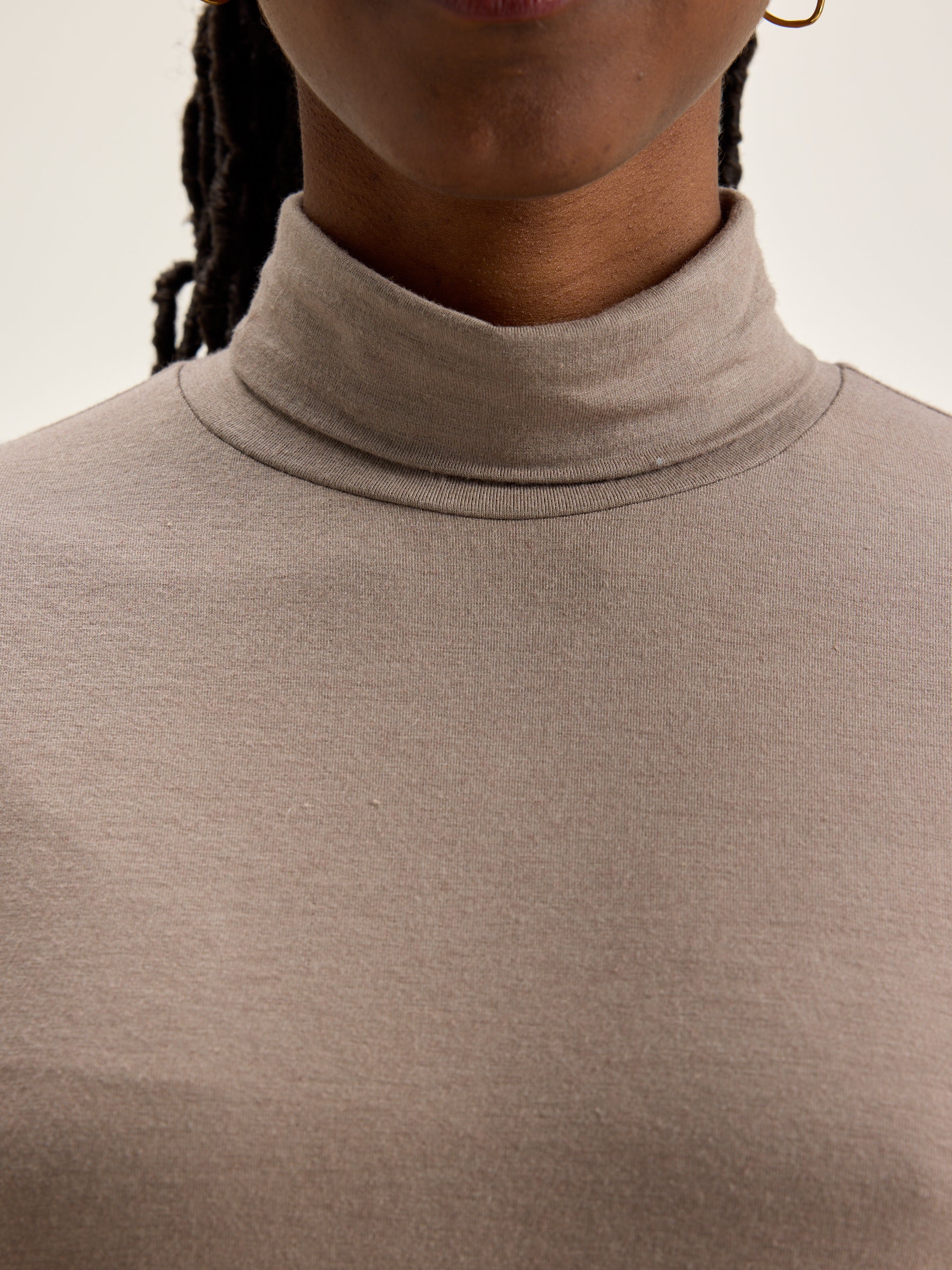 Vazo Turtleneck T-shirt - Dust For Women | Bellerose