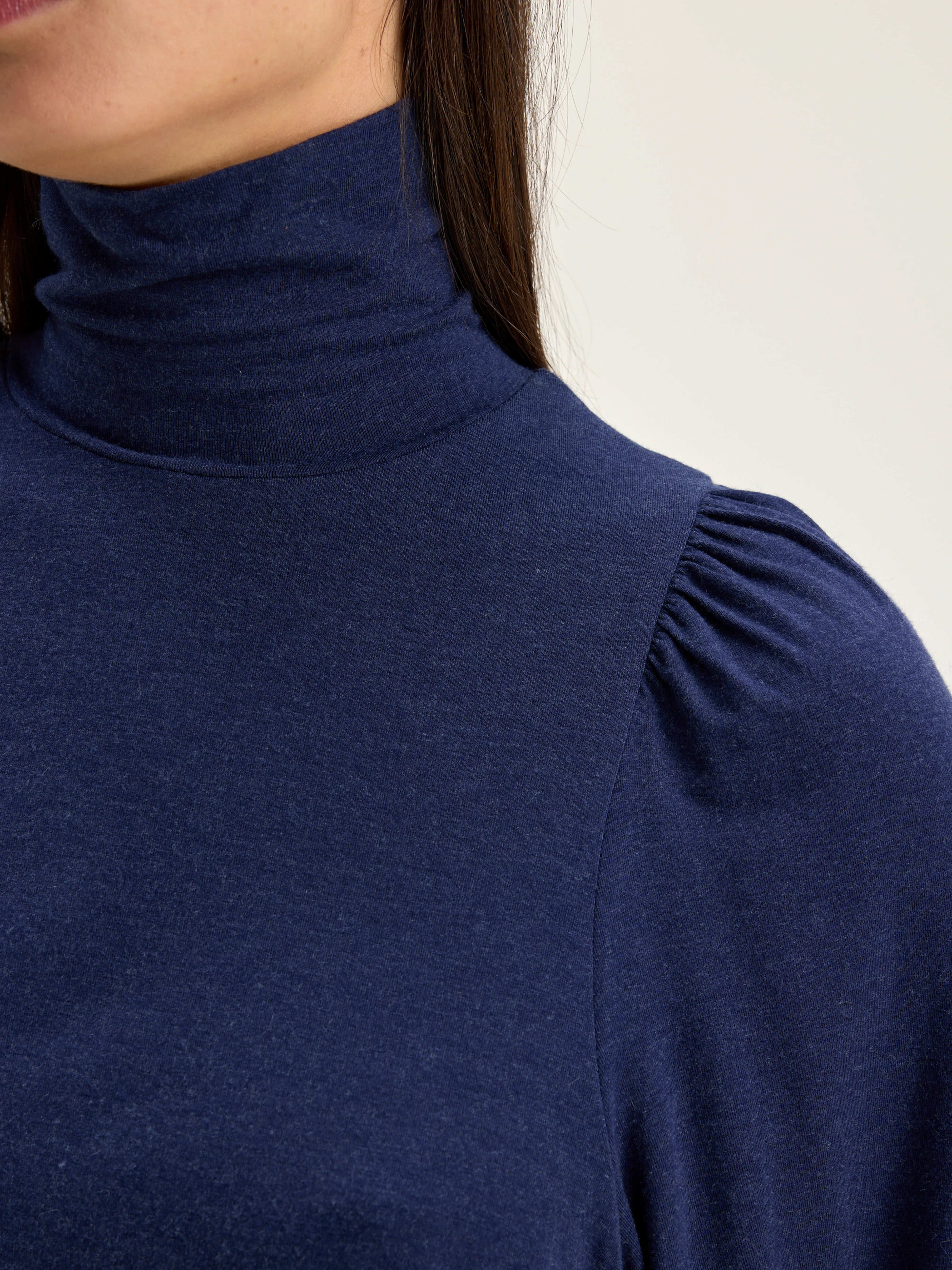 Vazo Turtleneck T-shirt - Naval For Women | Bellerose