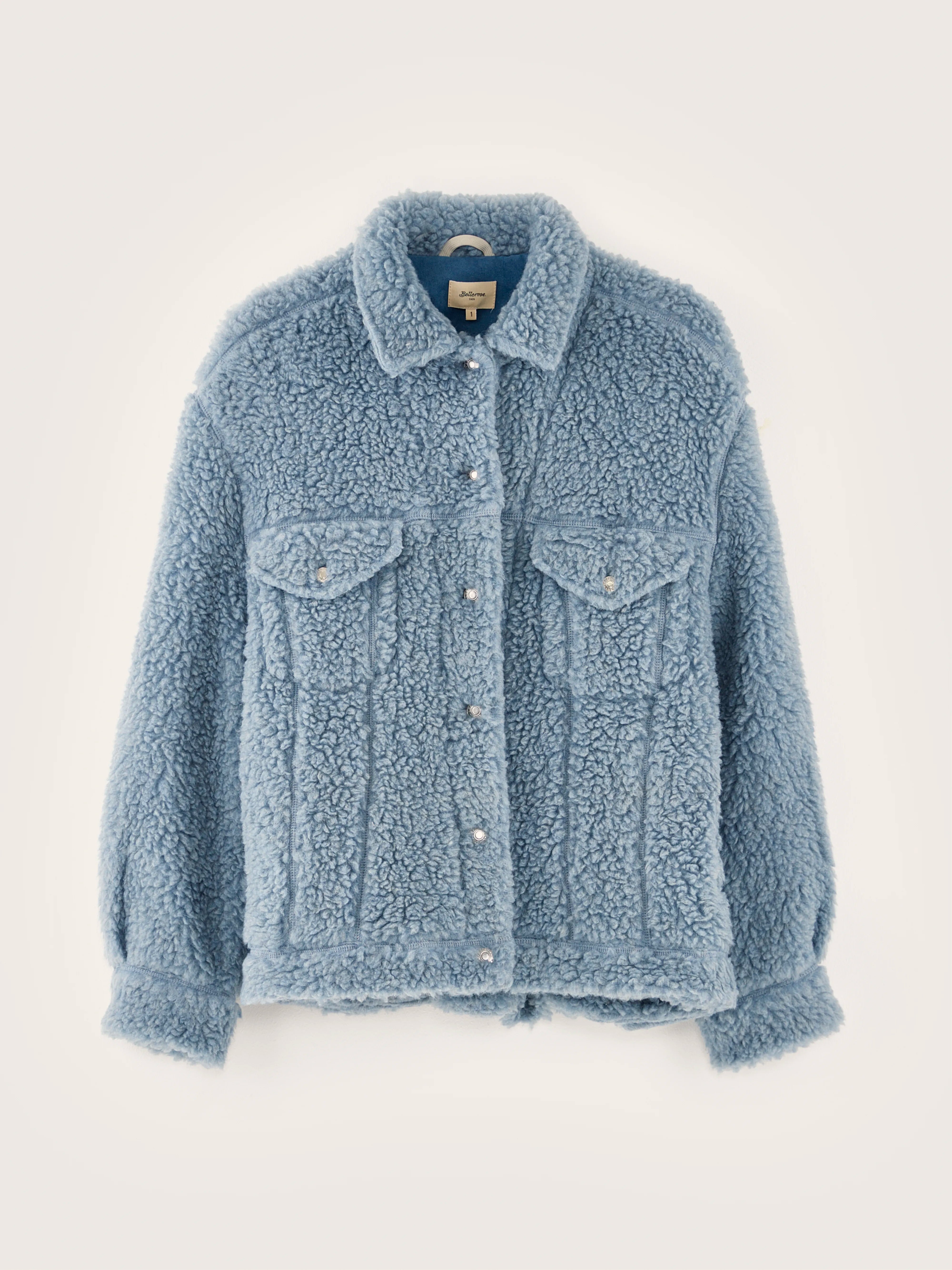 Veste en teddy Joyce (242 / W / DENIM)