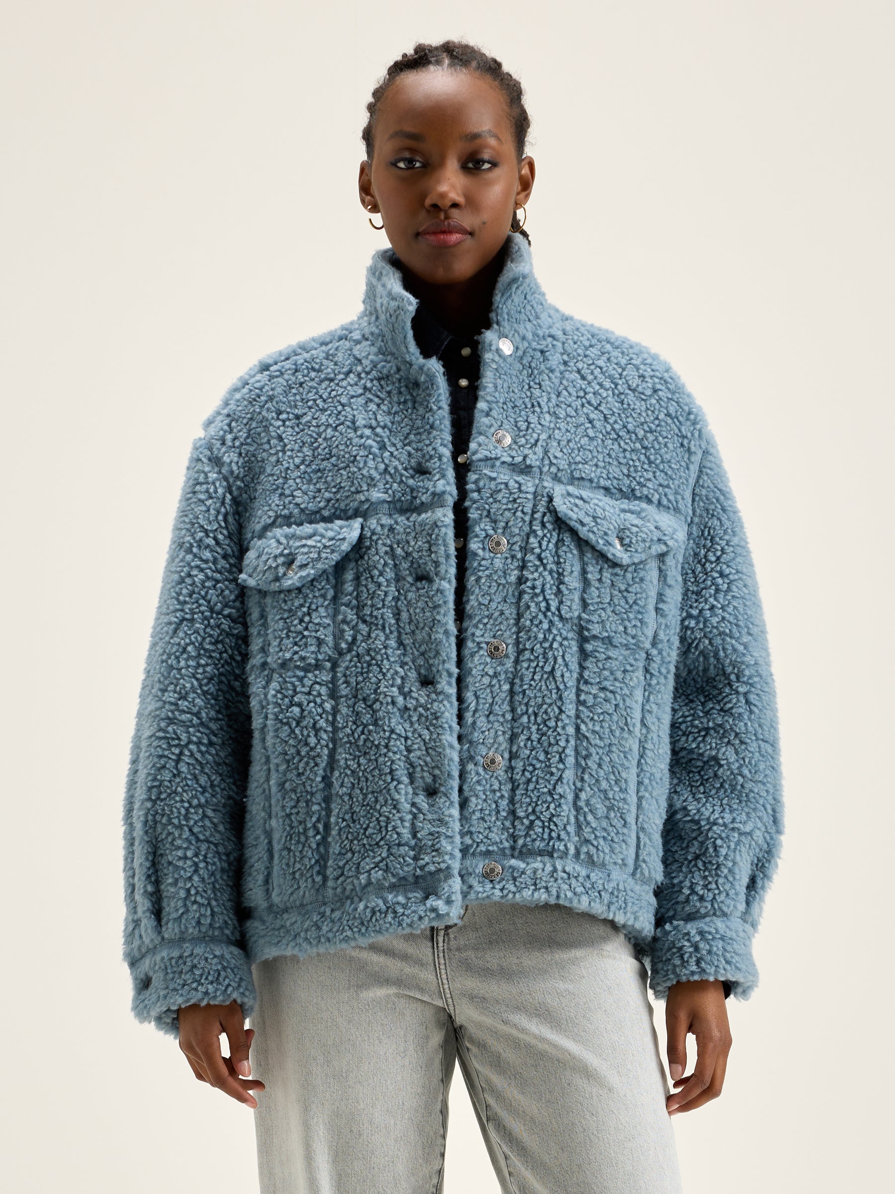 Joyce Teddy Jacket - Denim For Women | Bellerose