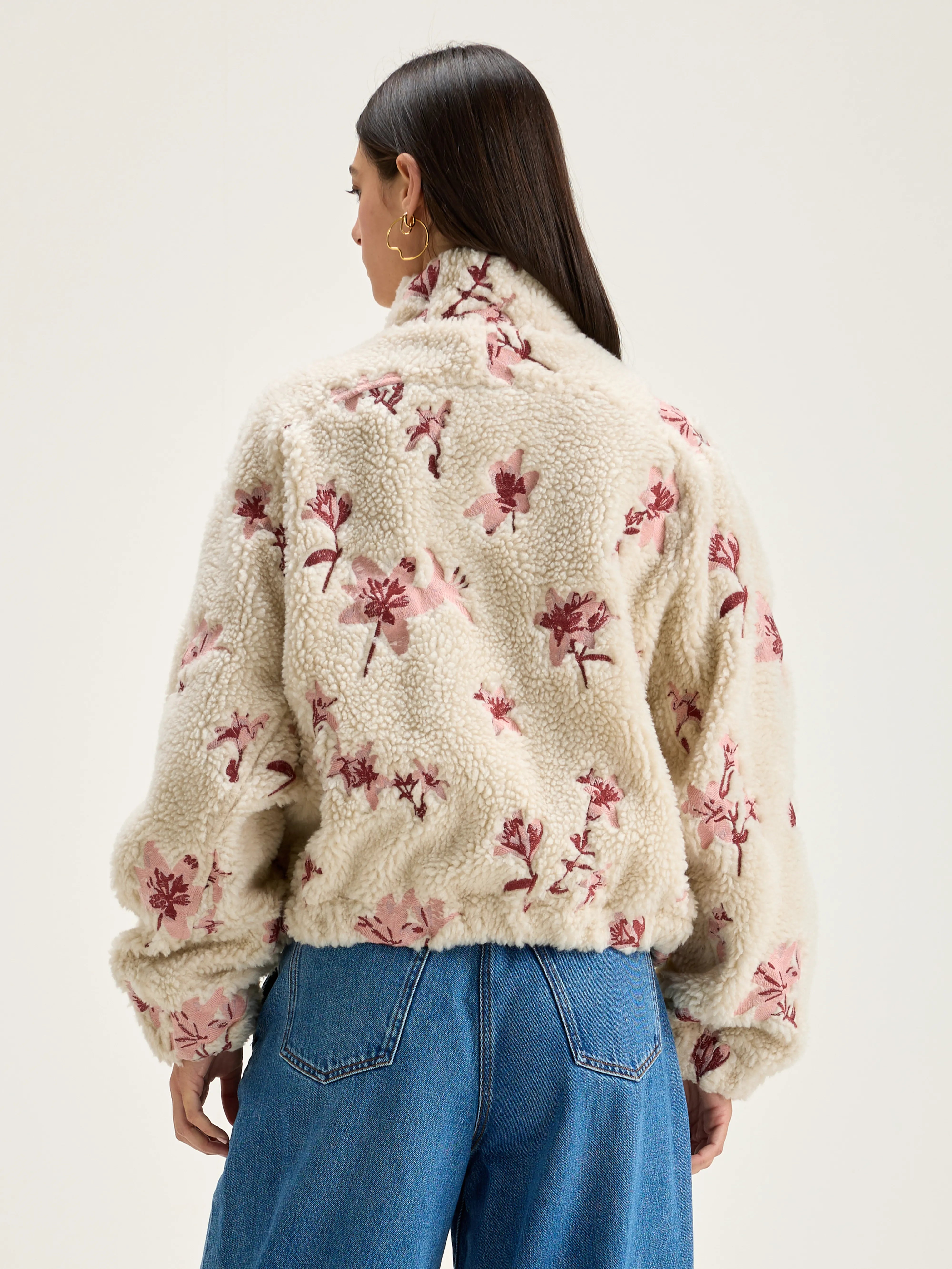 Alixe Teddy Sweatshirt - Ecru For Women | Bellerose