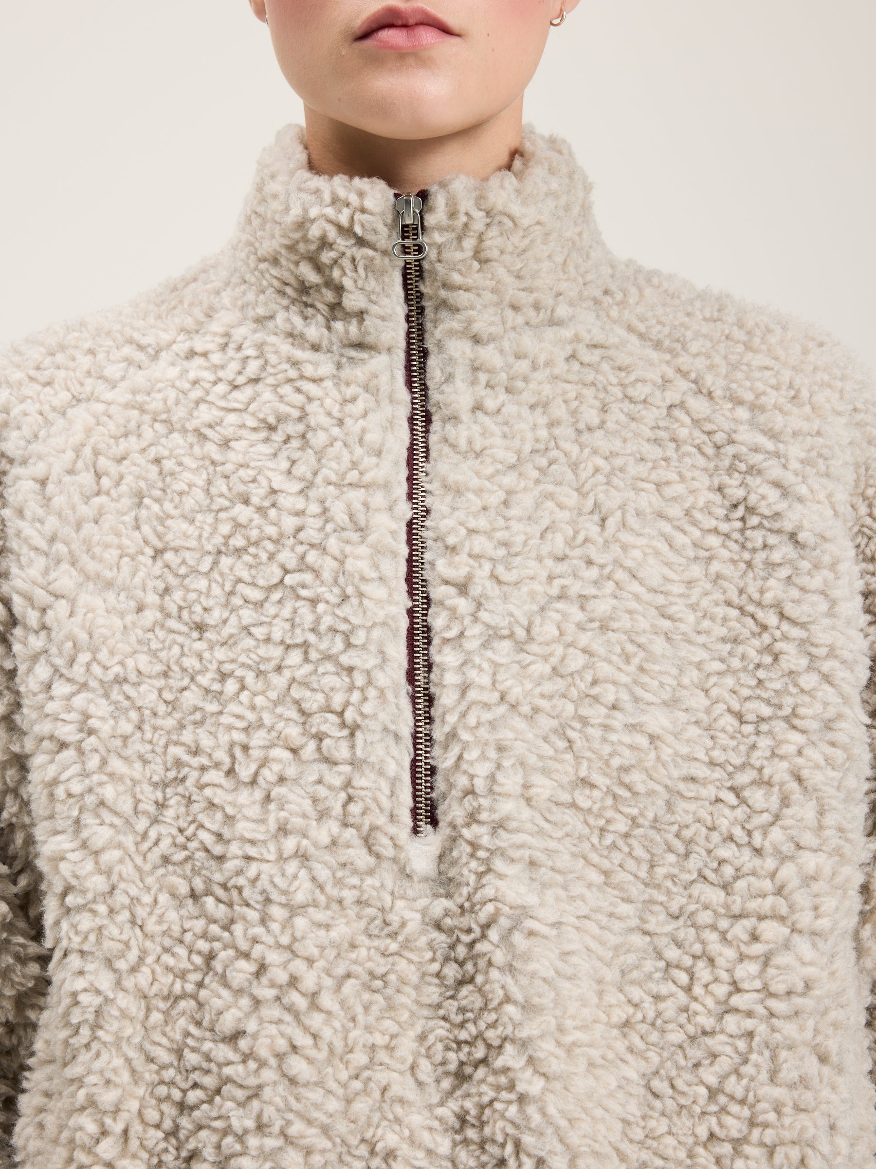 Alixe Teddy Sweatshirt - Heather grey Voor Dames | Bellerose