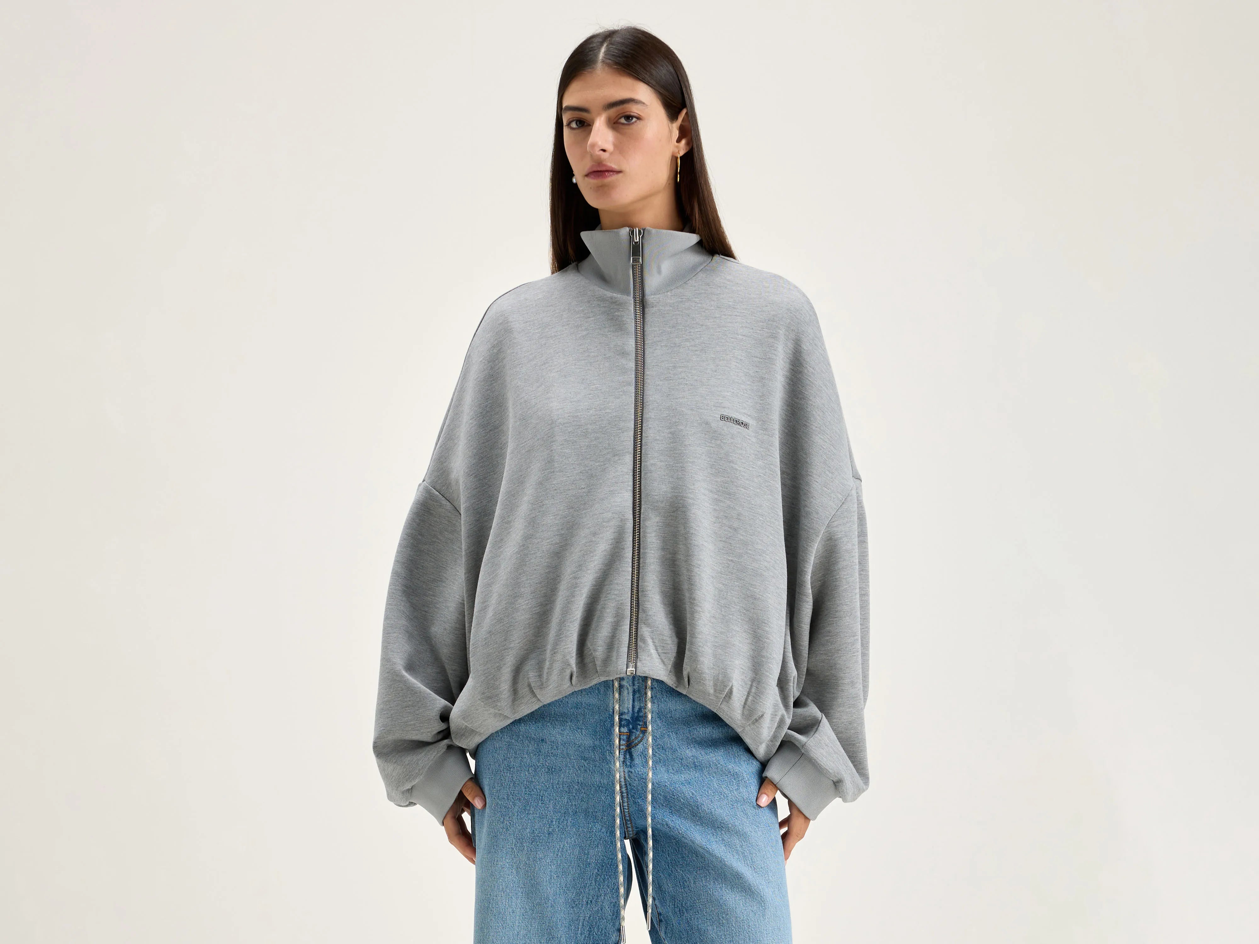 Sweatshirt zippé Tallis (242 / W / H. GREY)