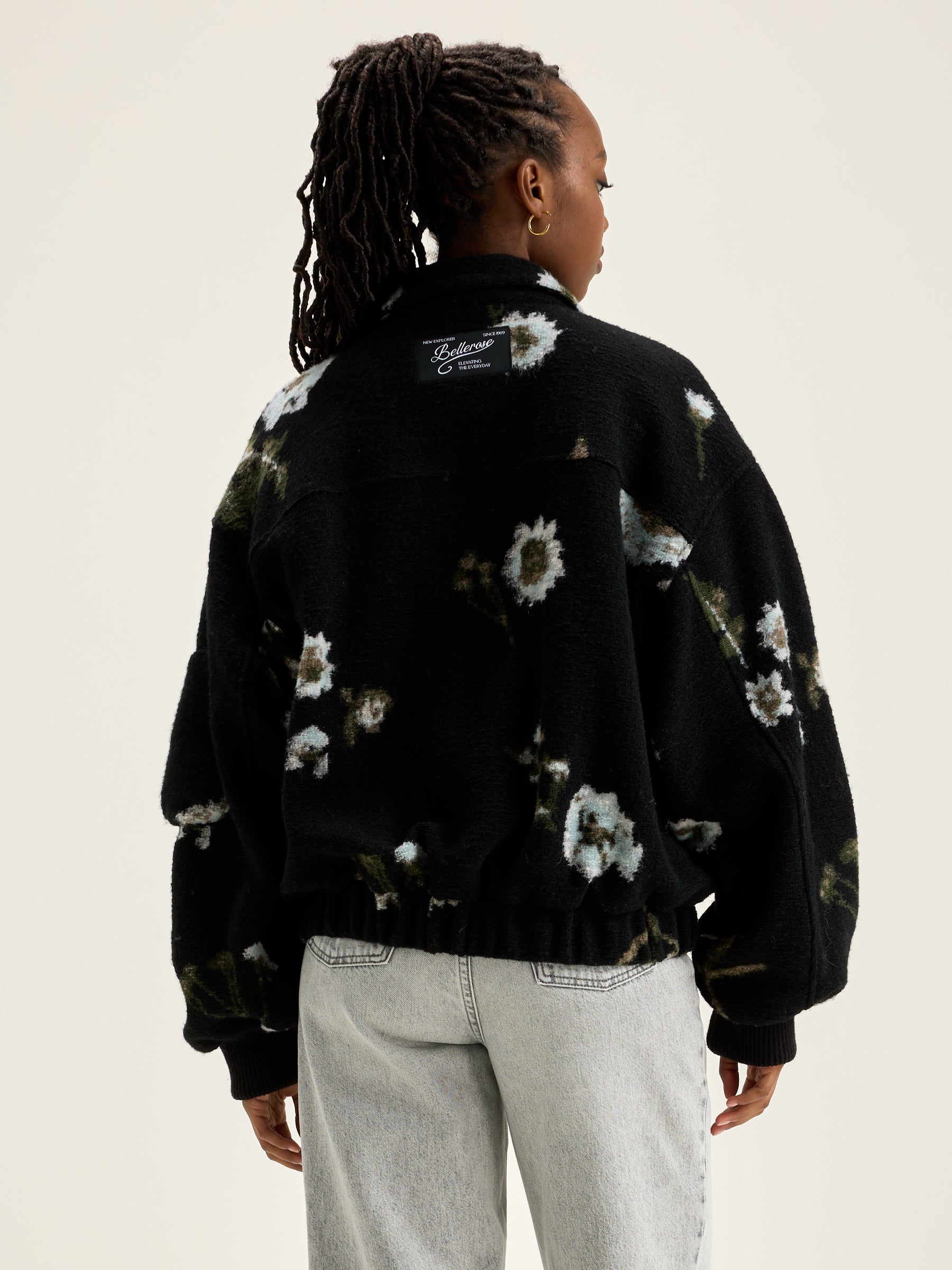 Asher Bomber-style Sweatshirt - Acier For Women | Bellerose