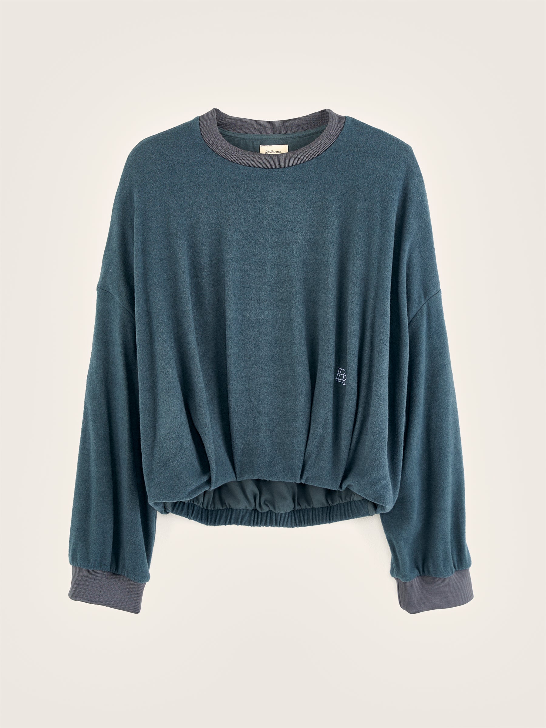 Flamo blousy sweatshirt (242 / W / ACIER)